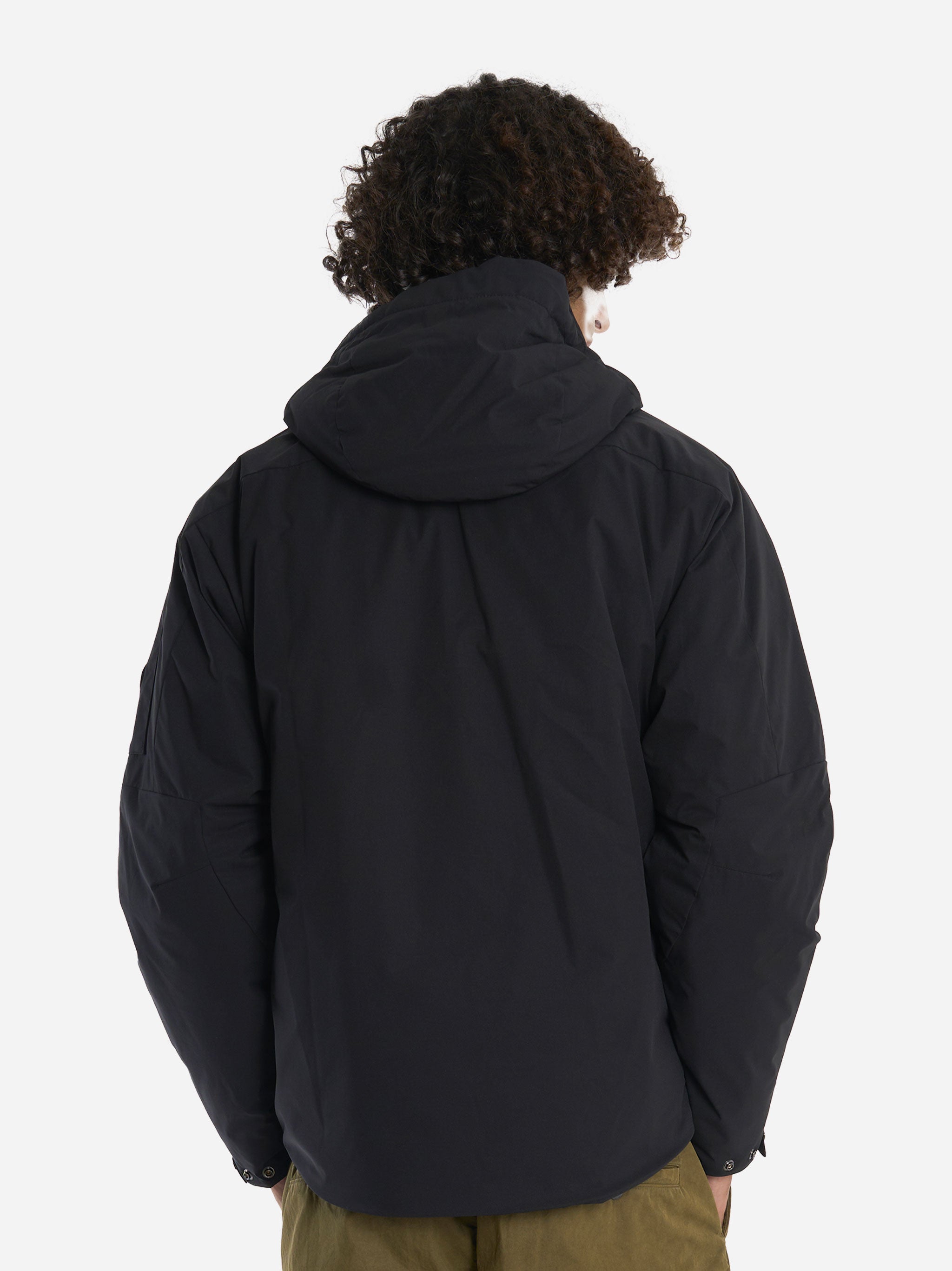 Giacca con cappuccio in Pro-Tek Nera