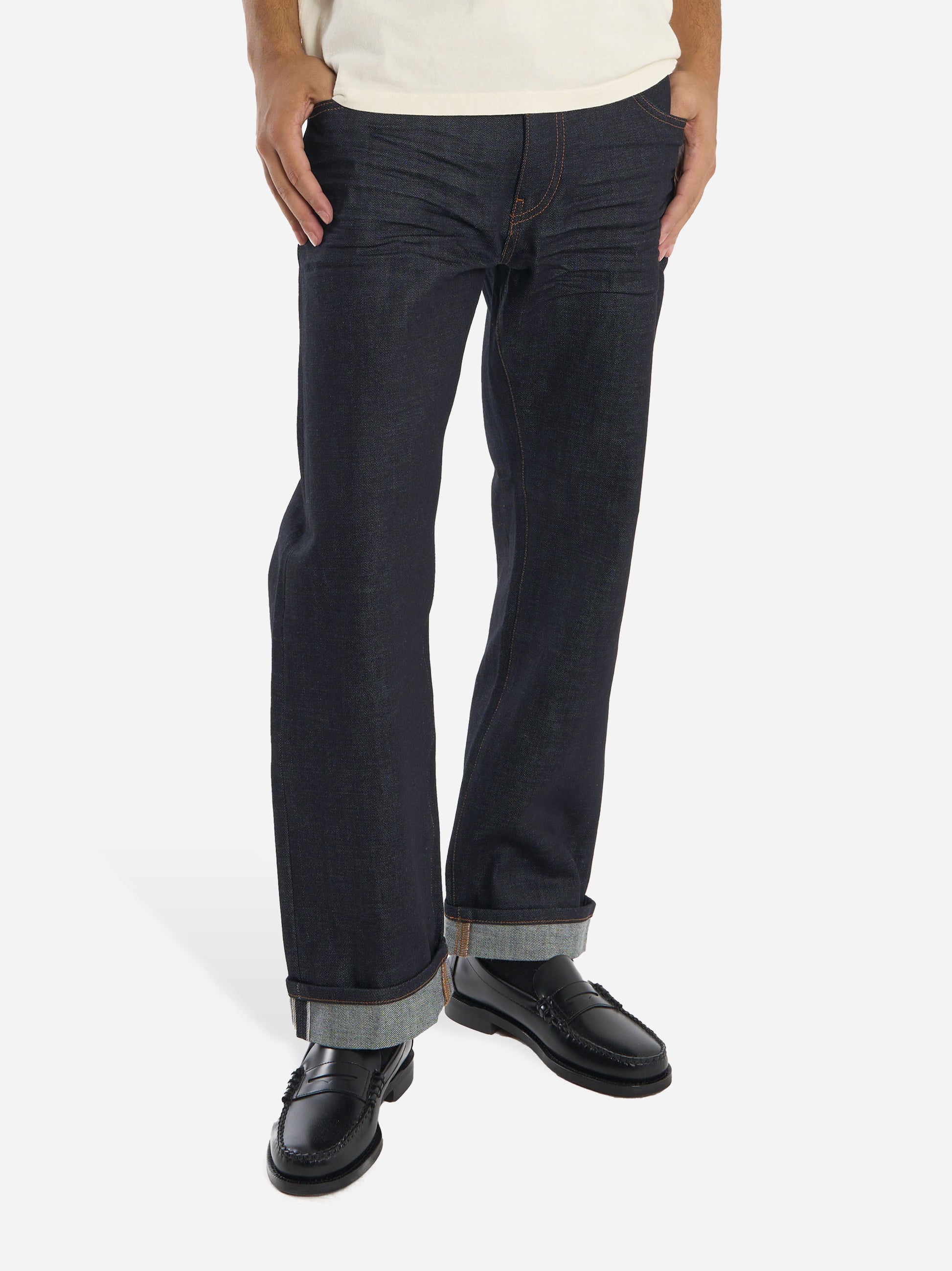 Jeans loose fit James in denim raw