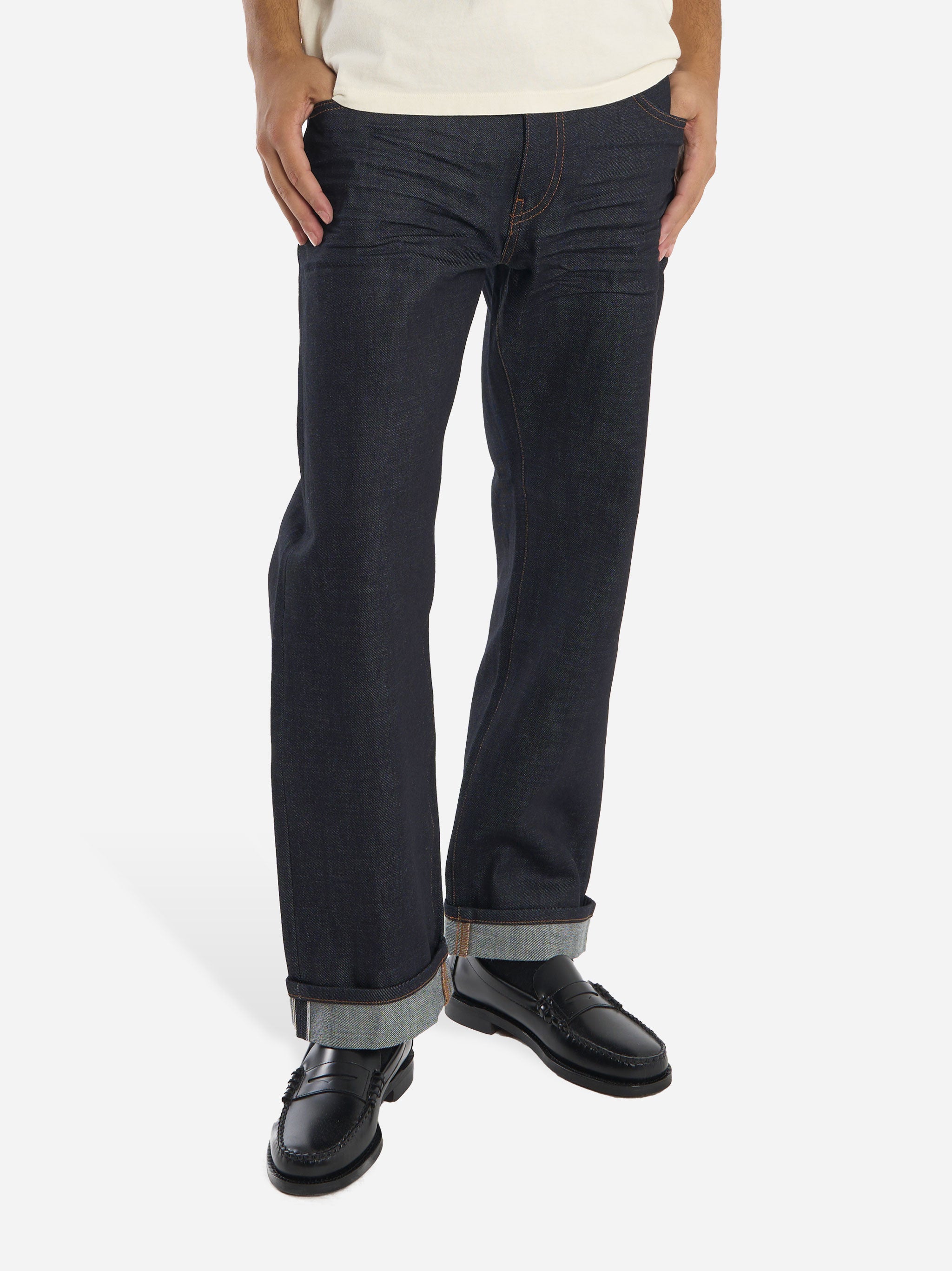 Jeans loose fit James in denim raw