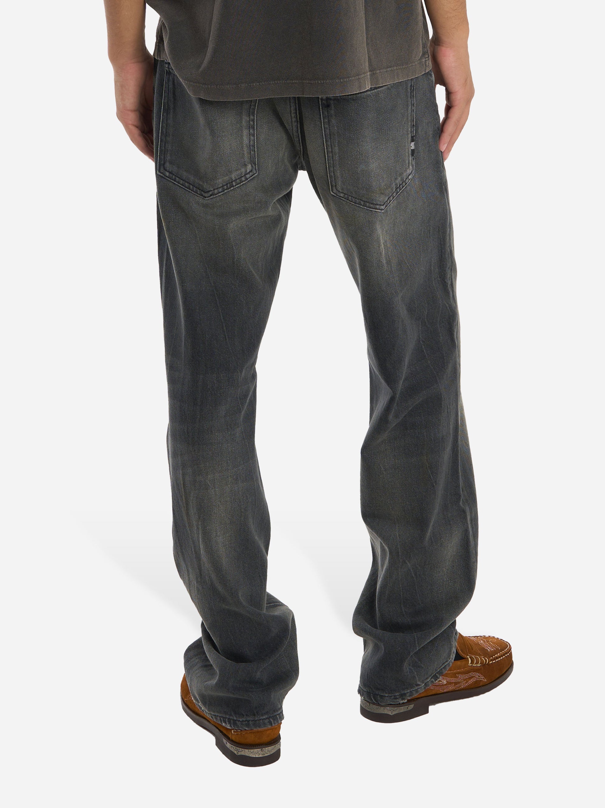 Jeans loose fit james in denim fermo nero