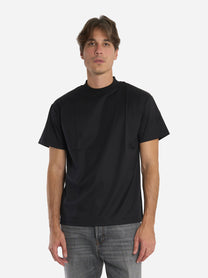 T-shirt manica corta in luxury cotton nera