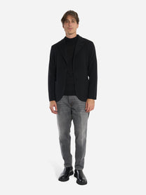 Blazer in maglia nero