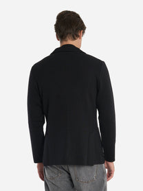 Blazer in maglia nero