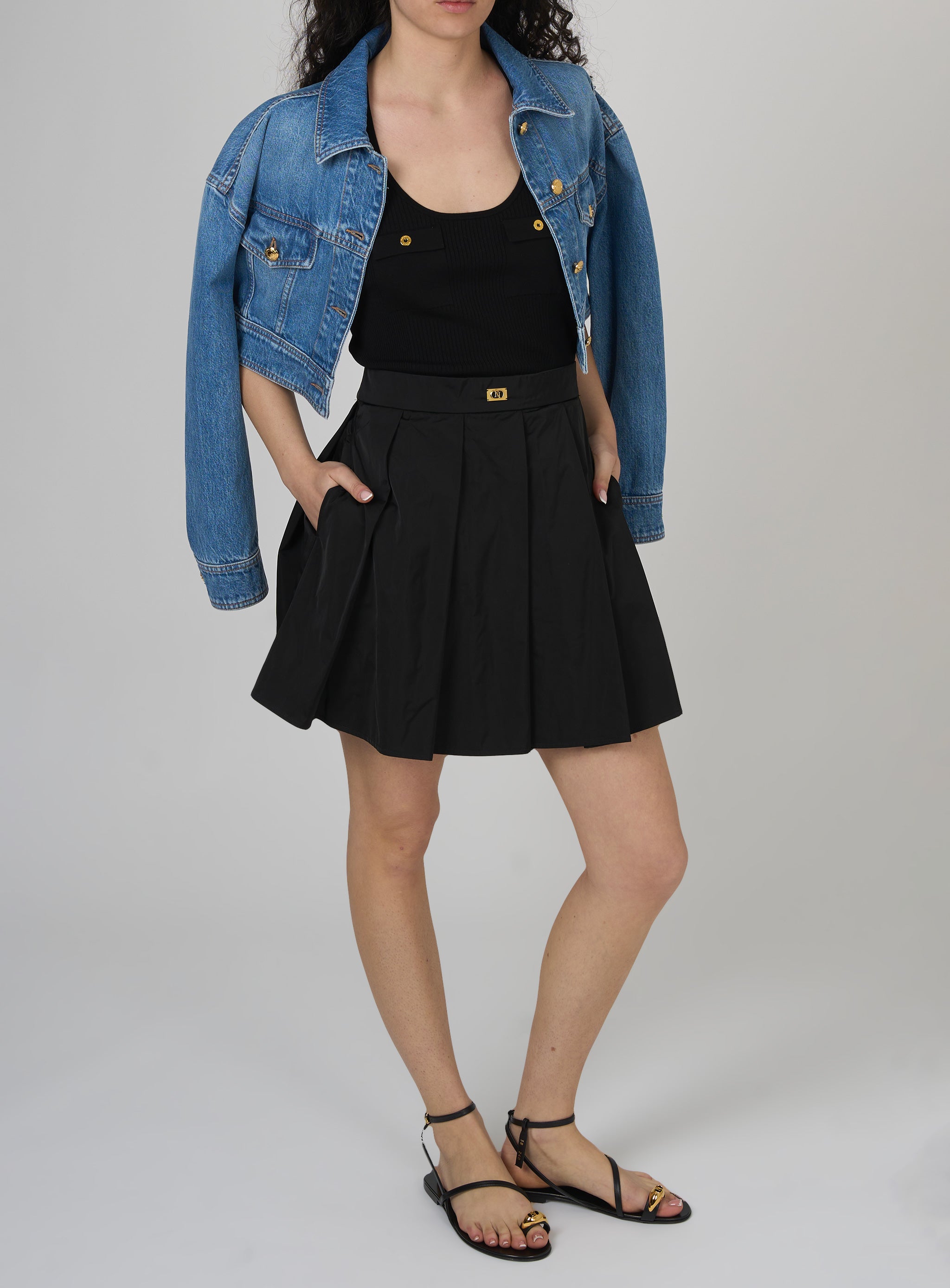 Abito in maglia Nero