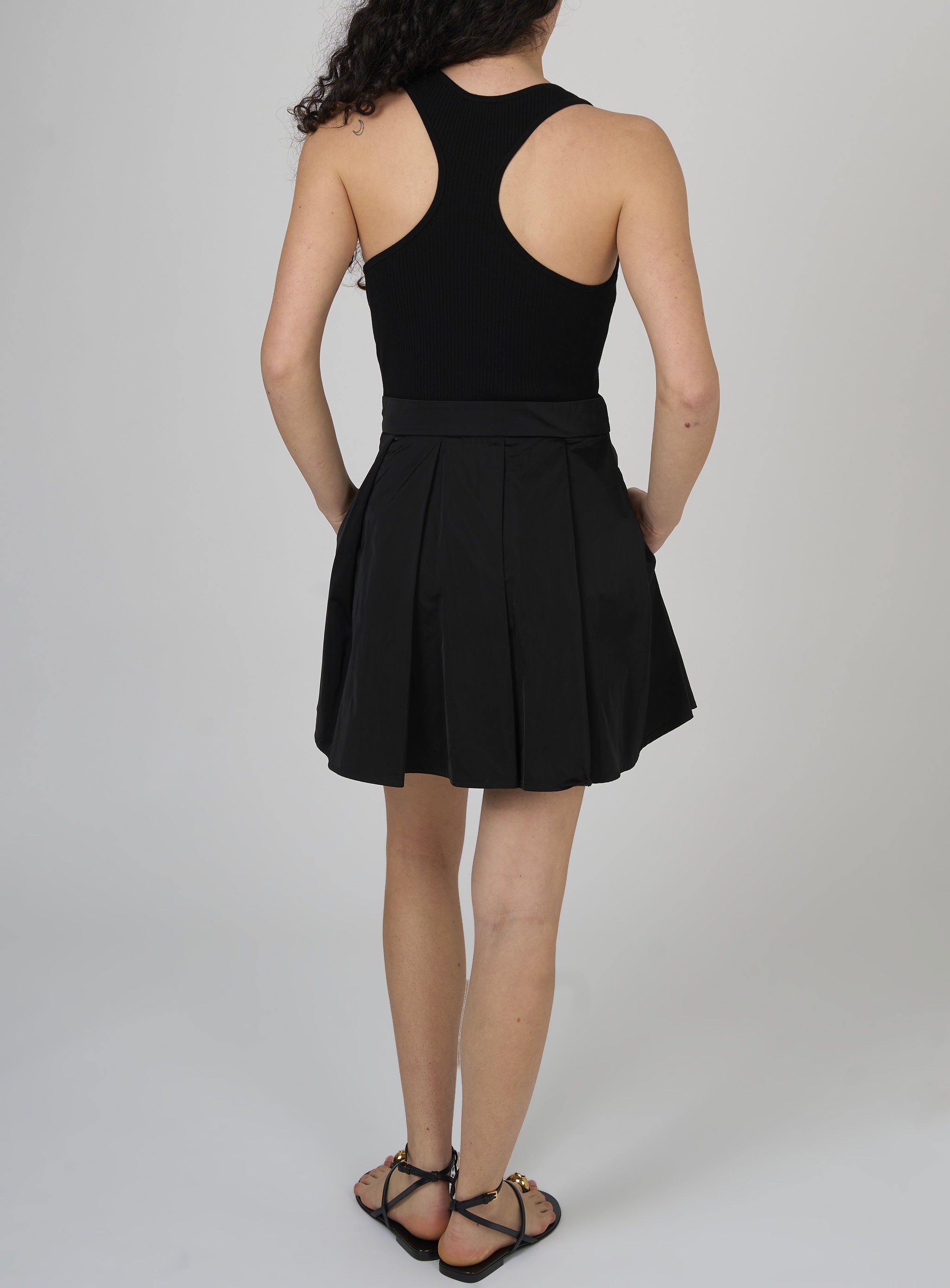 Abito in maglia Nero