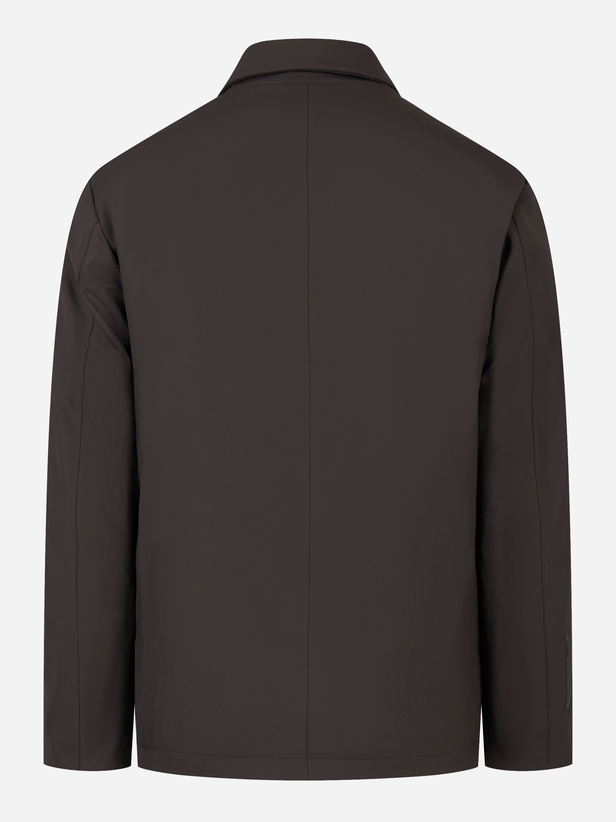 Field Jacket in nylon con interno in primeloft Marrone