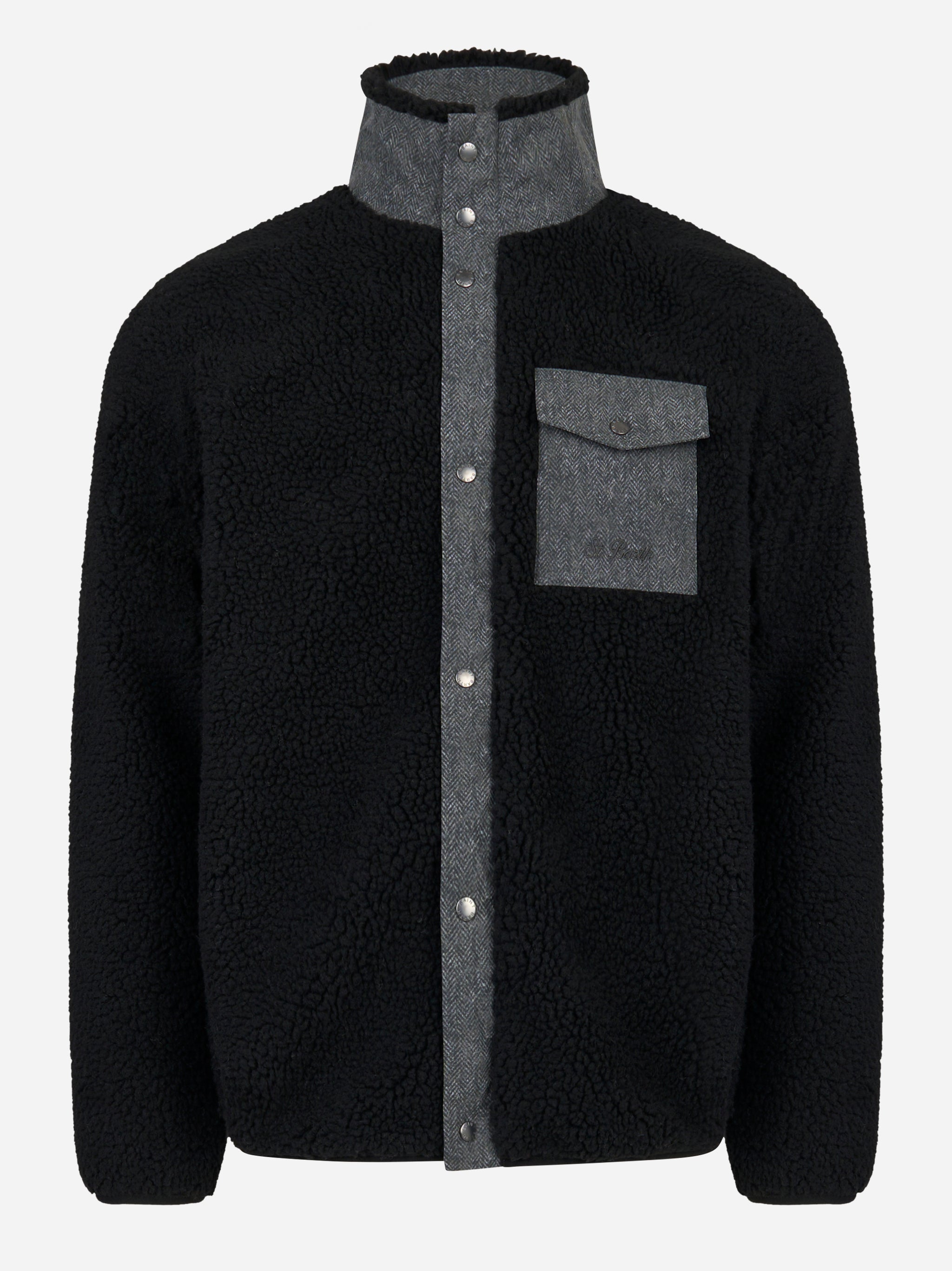 Giacca in pile sherpa Keystone nera