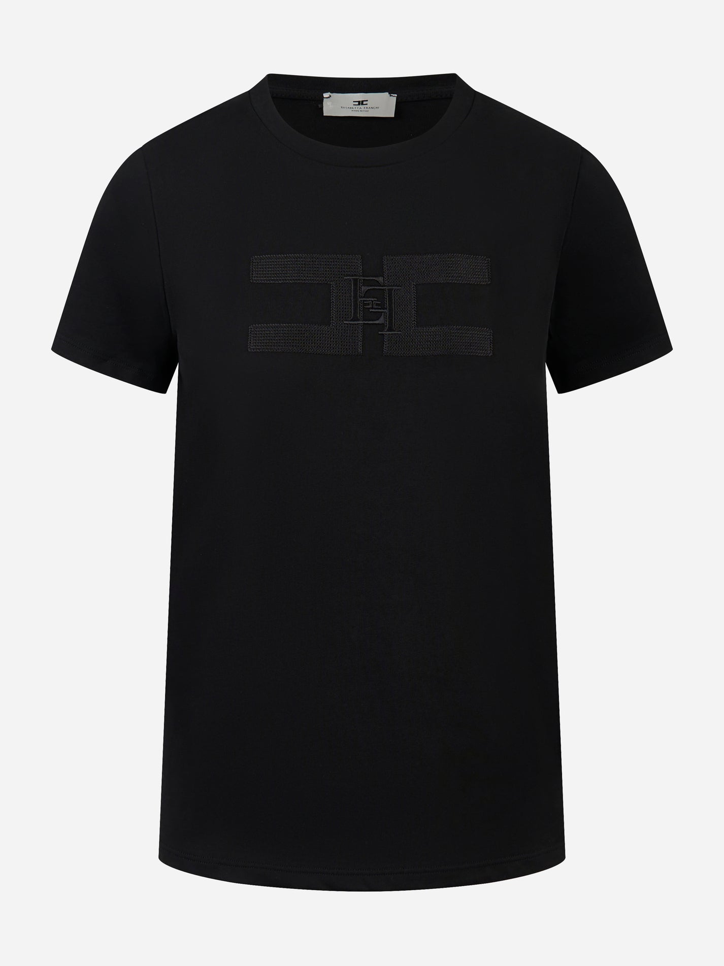 Elisabetta Franchi T-shirt in jersey di cotone MA00756E2110