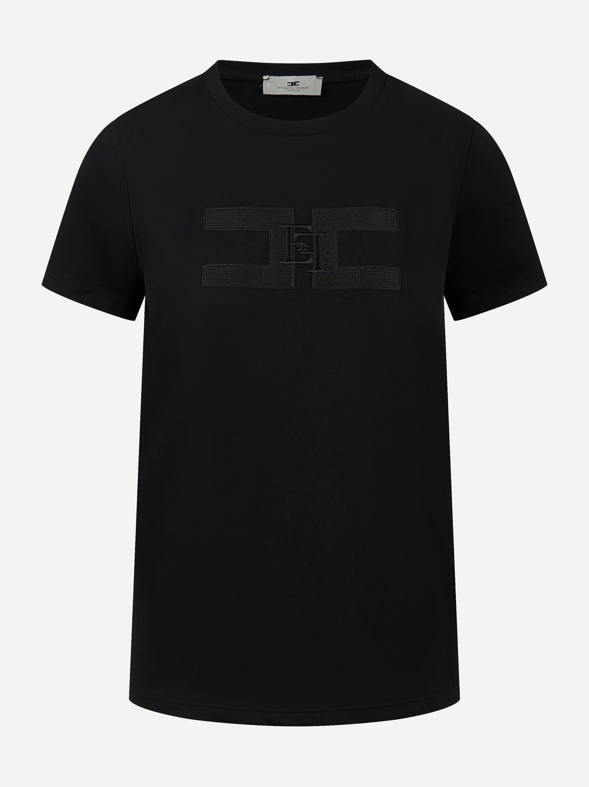 Elisabetta Franchi T-shirt in jersey di cotone MA00756E2110