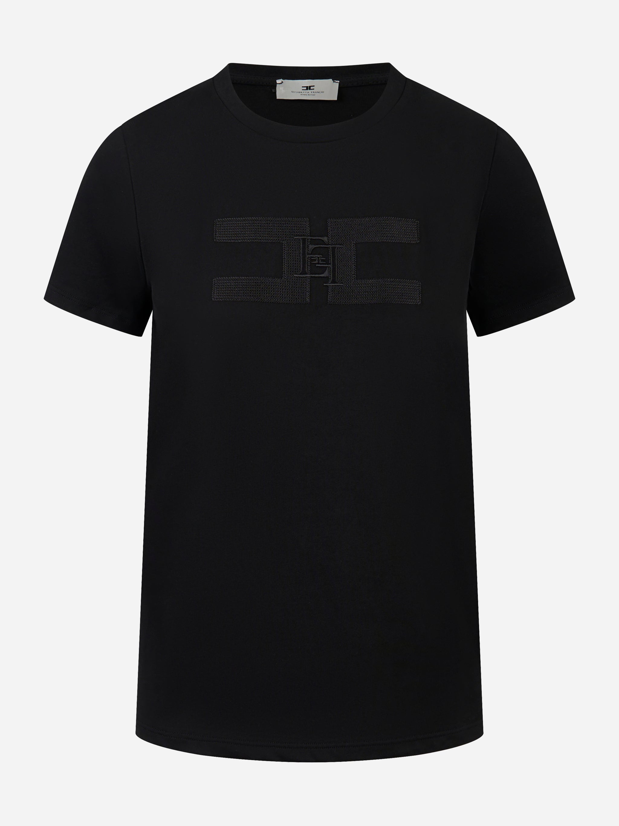 Elisabetta Franchi T-shirt in jersey di cotone MA00756E2110