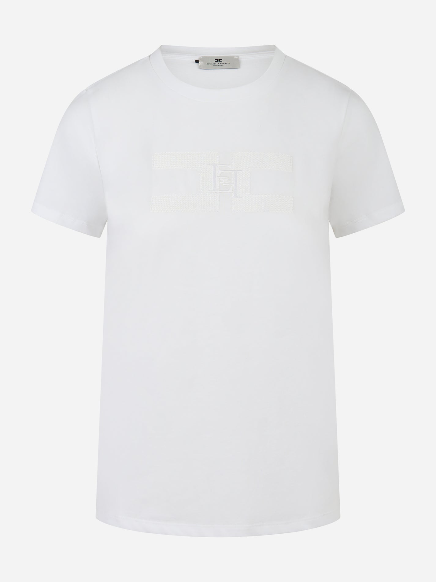 Elisabetta Franchi Maglia a costine con dettagli a jour MA00756E2270