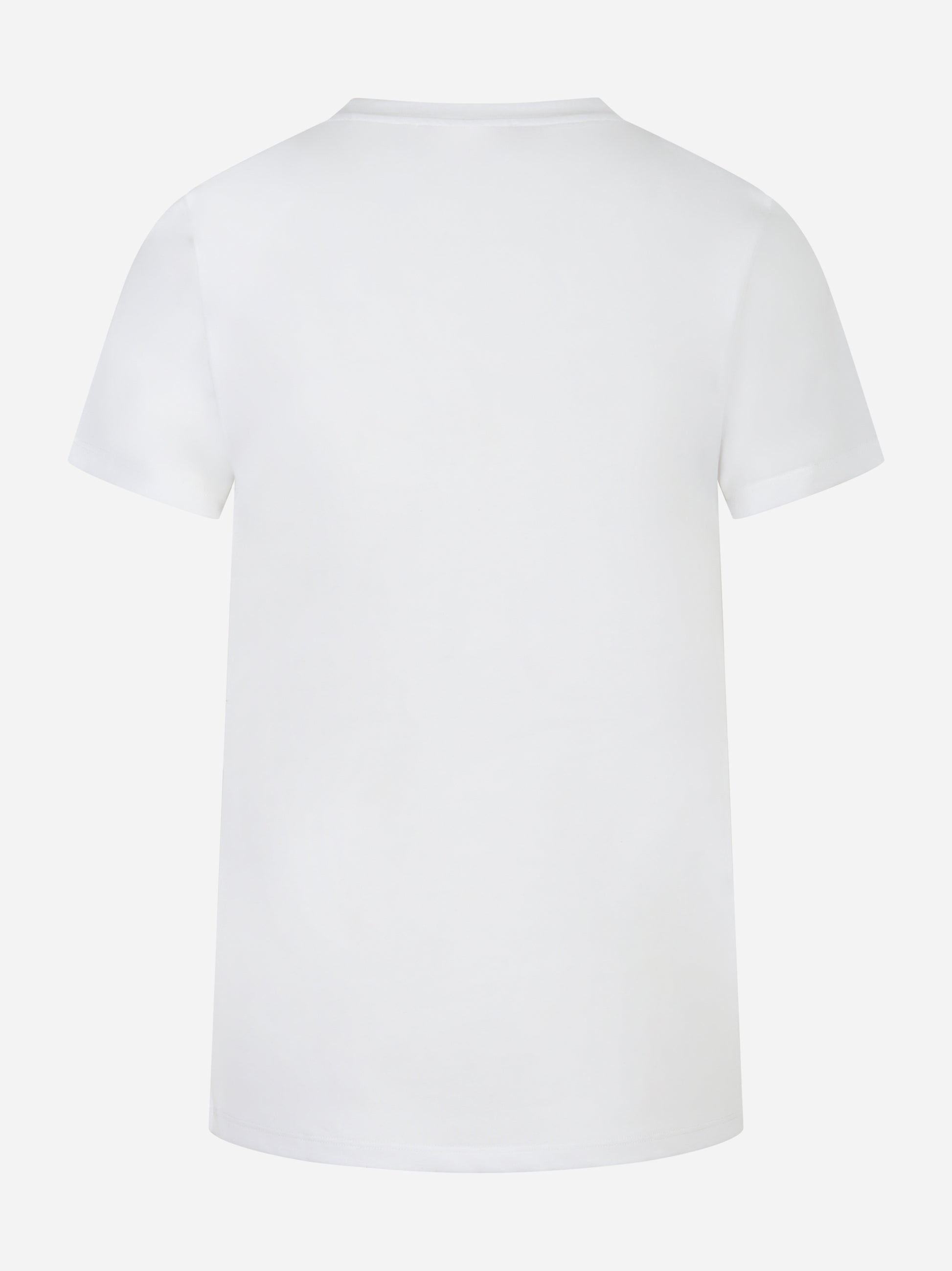 T-shirt in jersey di cotone Bianca
