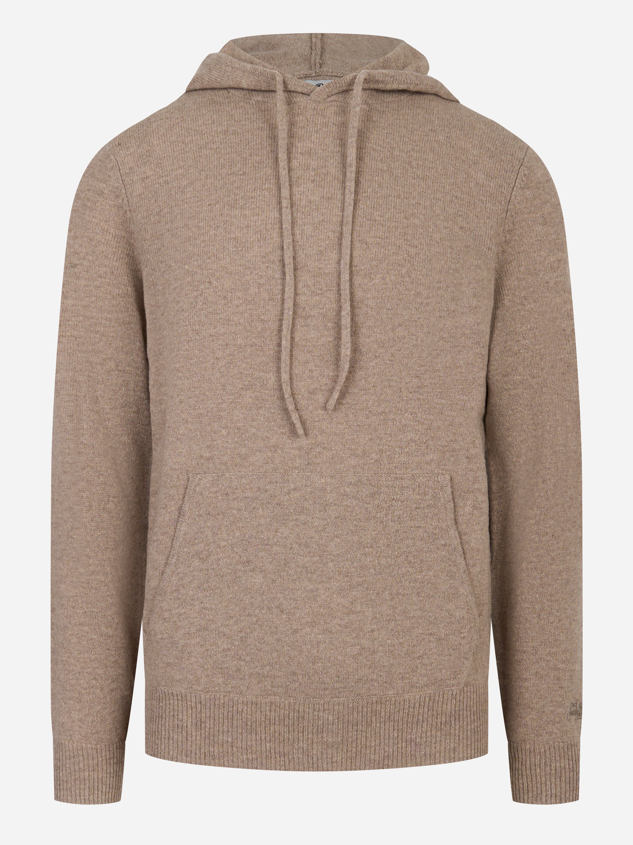 Maglia con cappuccio Mahony in lambswool Beige