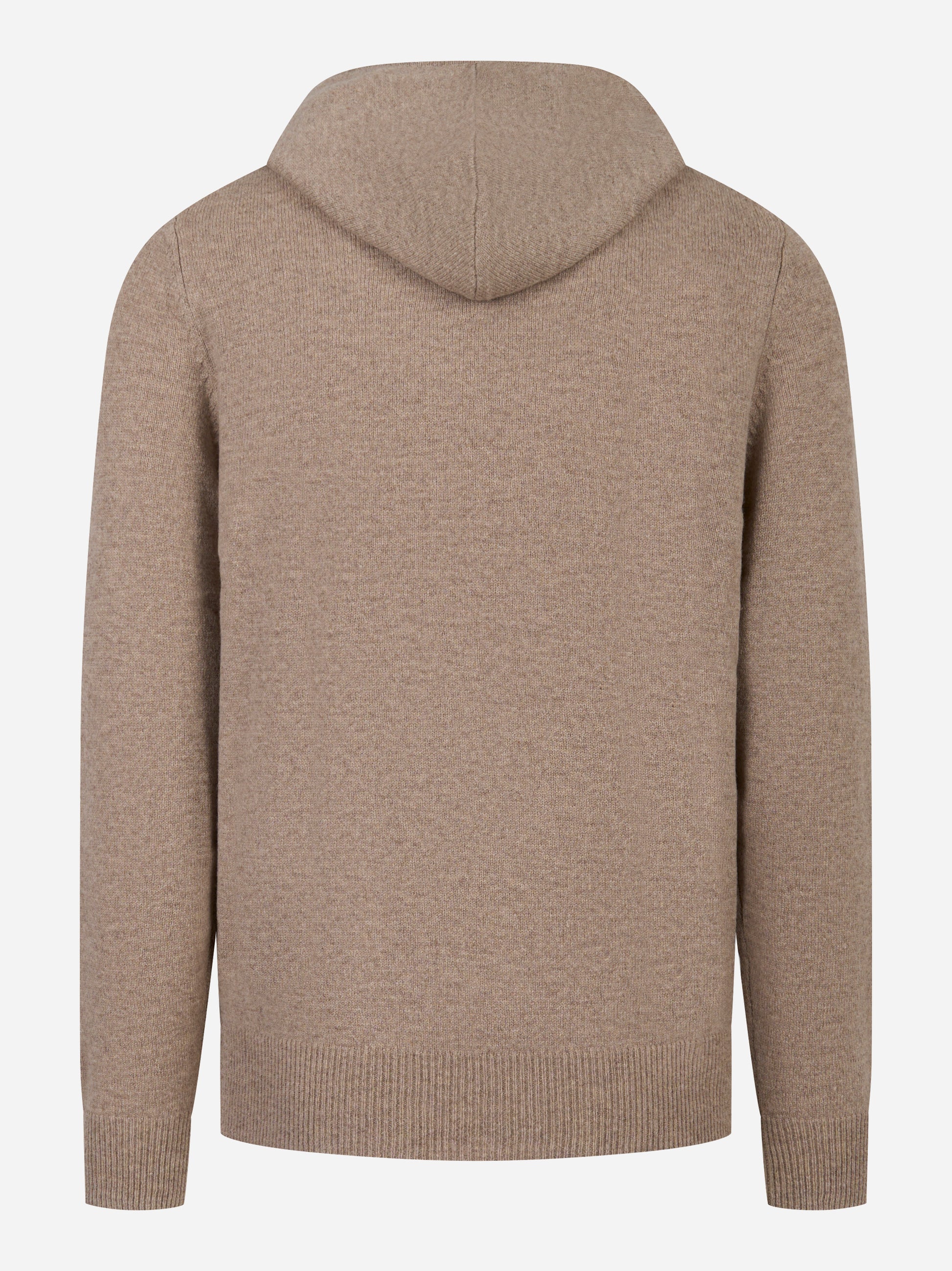 Maglia con cappuccio Mahony in lambswool Beige