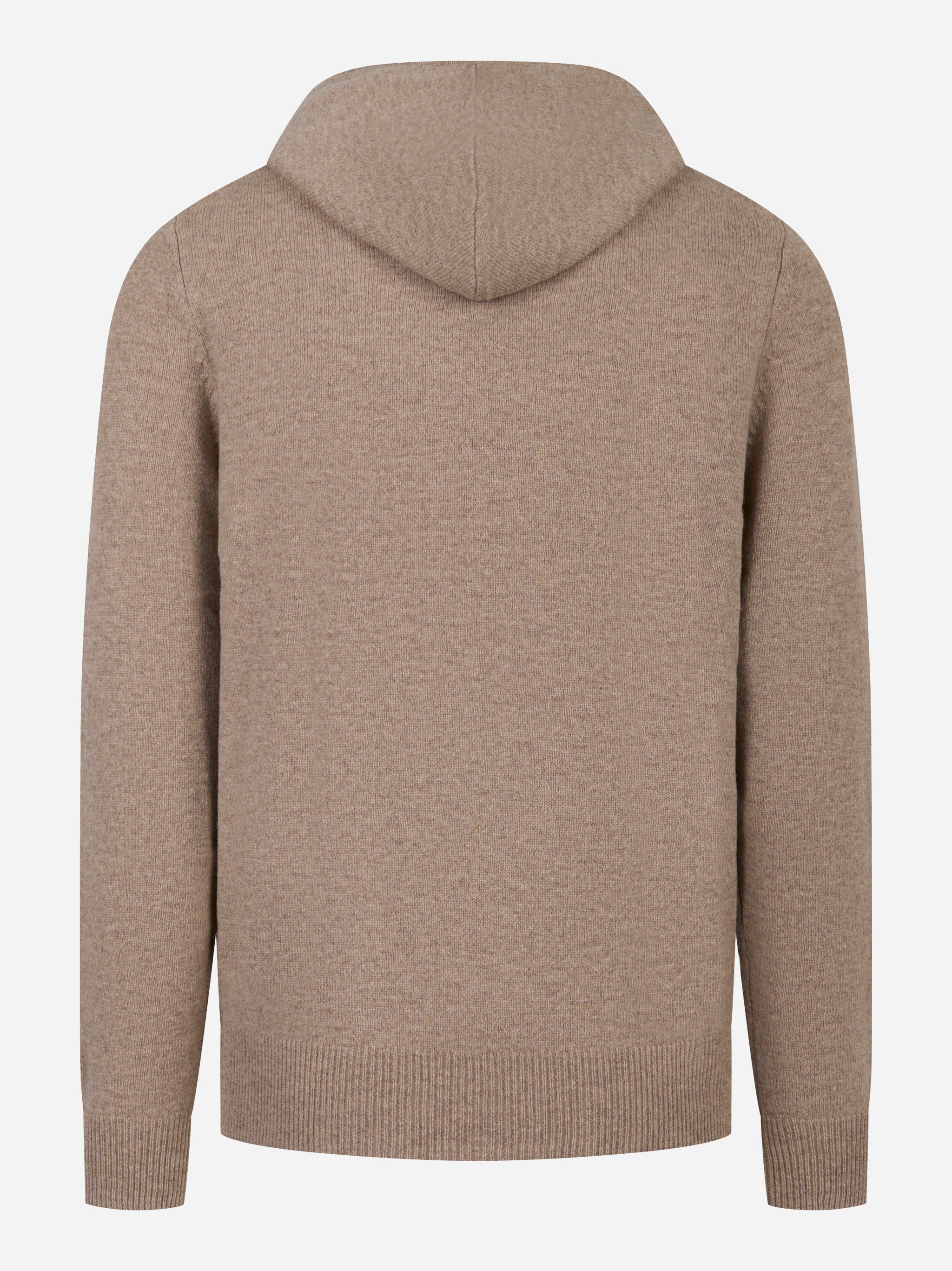 Maglia con cappuccio Mahony in lambswool Beige