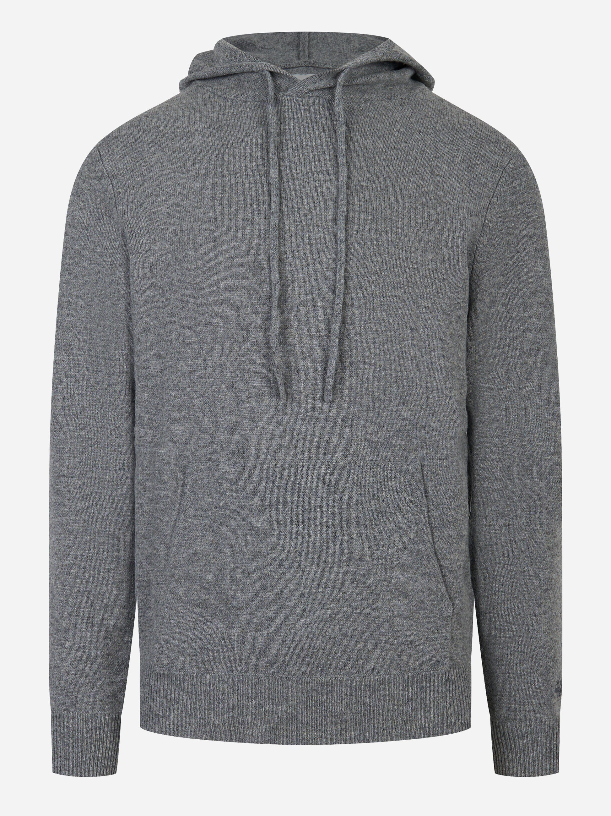Maglia con cappuccio Mahony in lambswool Grigia
