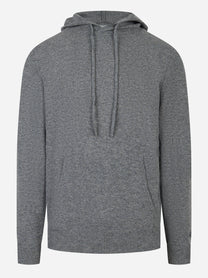 Maglia con cappuccio Mahony in lambswool Grigia