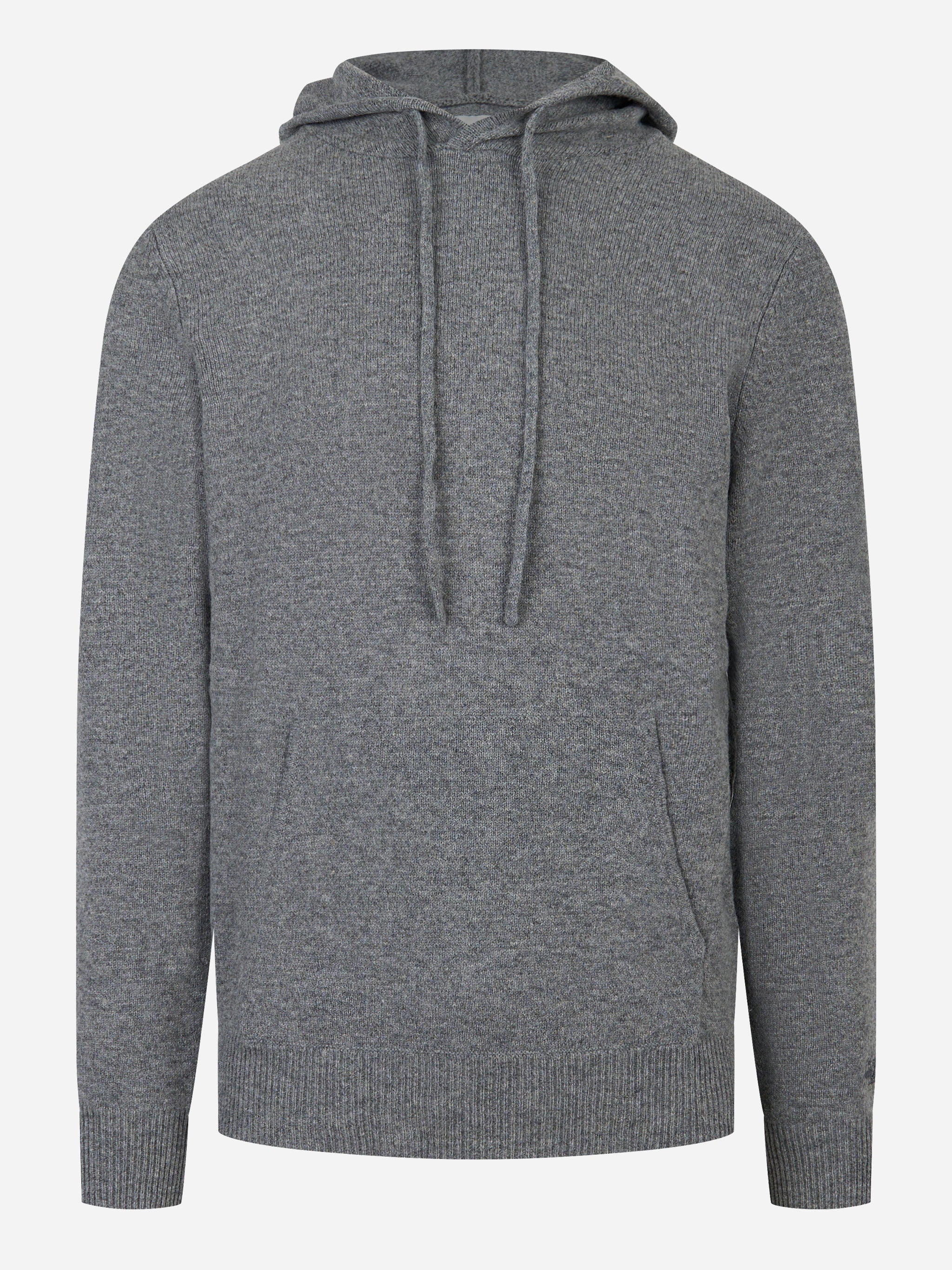 Maglia con cappuccio Mahony in lambswool Grigia