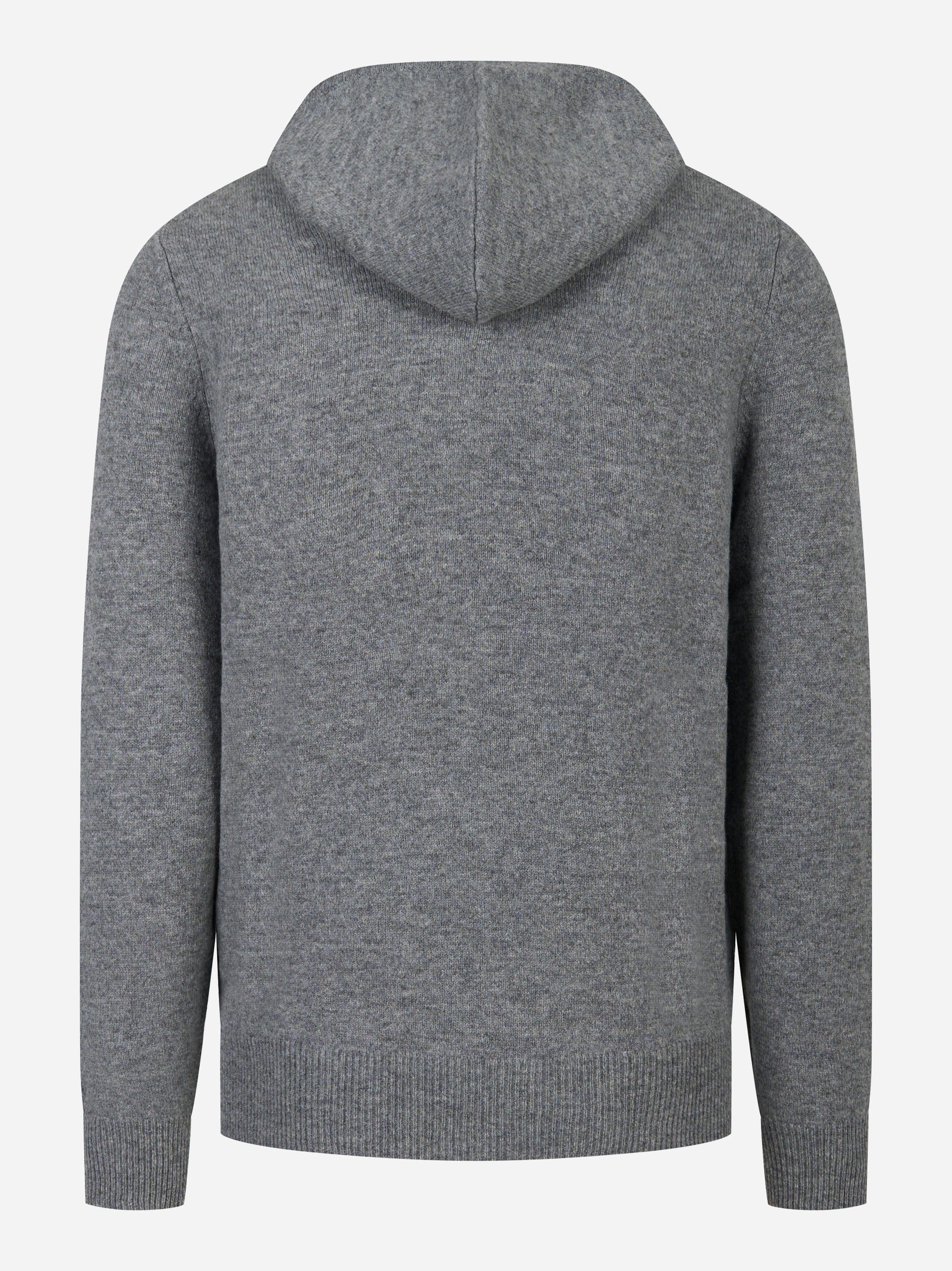 Maglia con cappuccio Mahony in lambswool Grigia