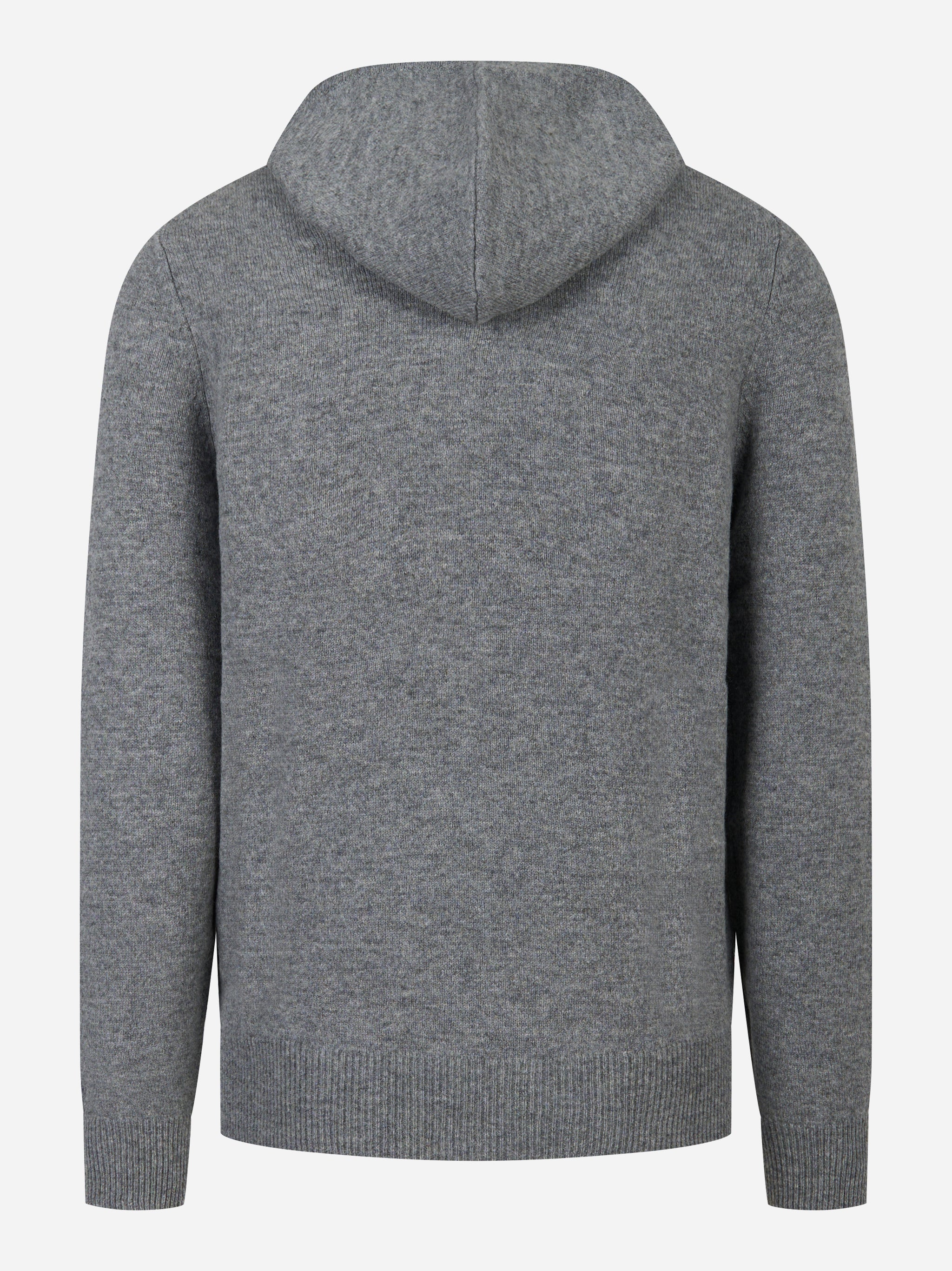 Maglia con cappuccio Mahony in lambswool Grigia