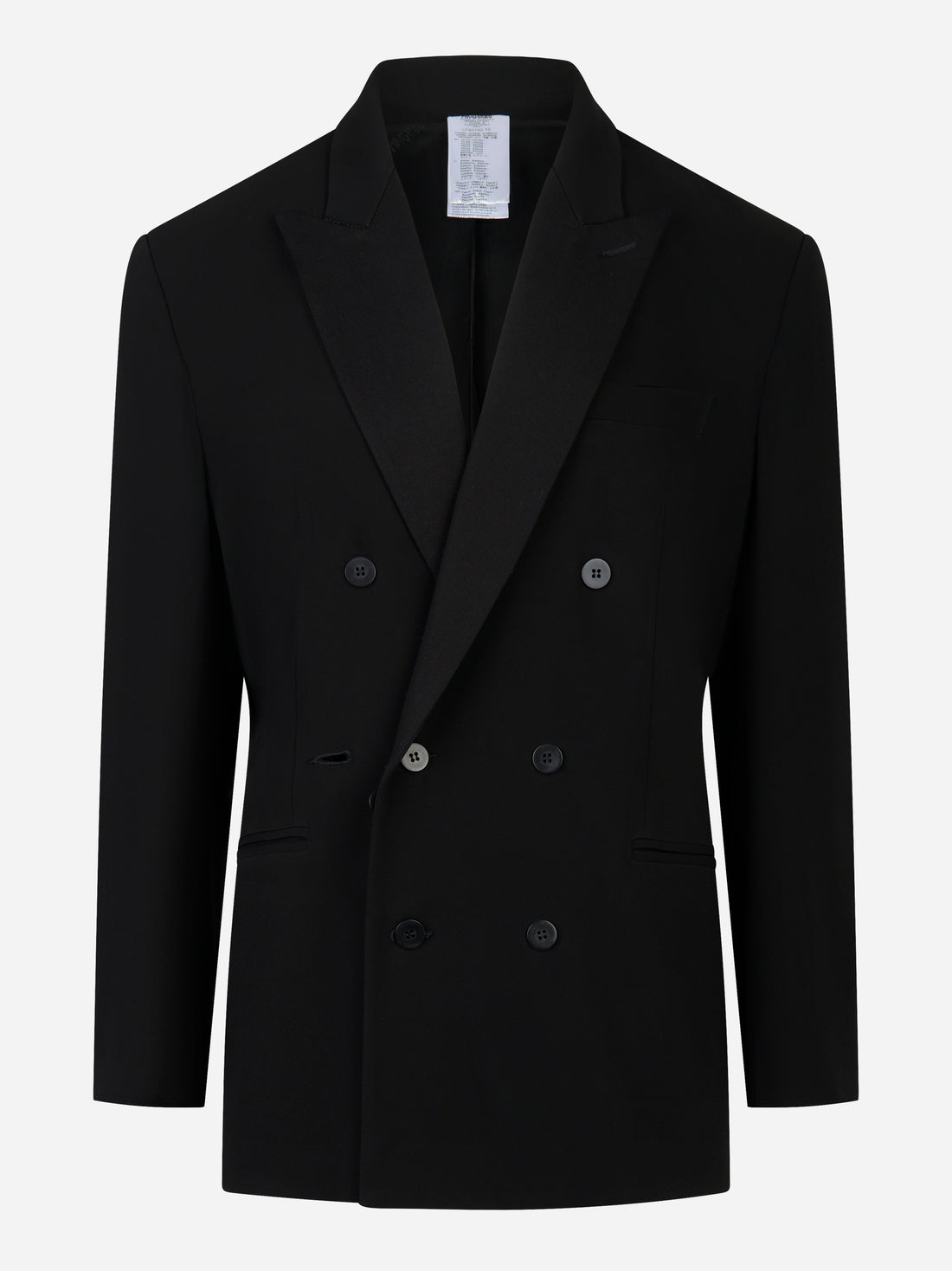 Blazer doppiopetto nero Smoking