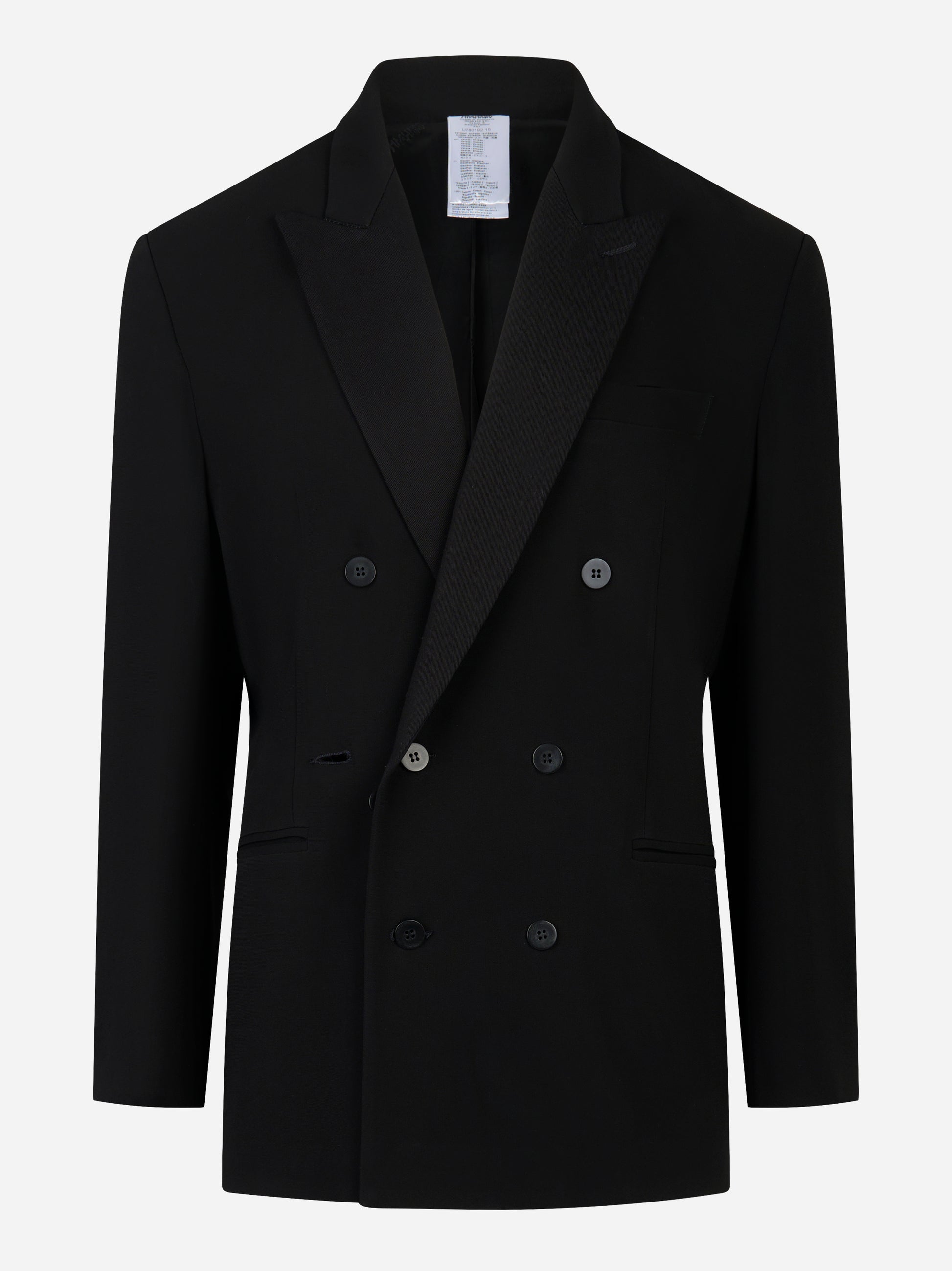 Blazer doppiopetto nero Smoking