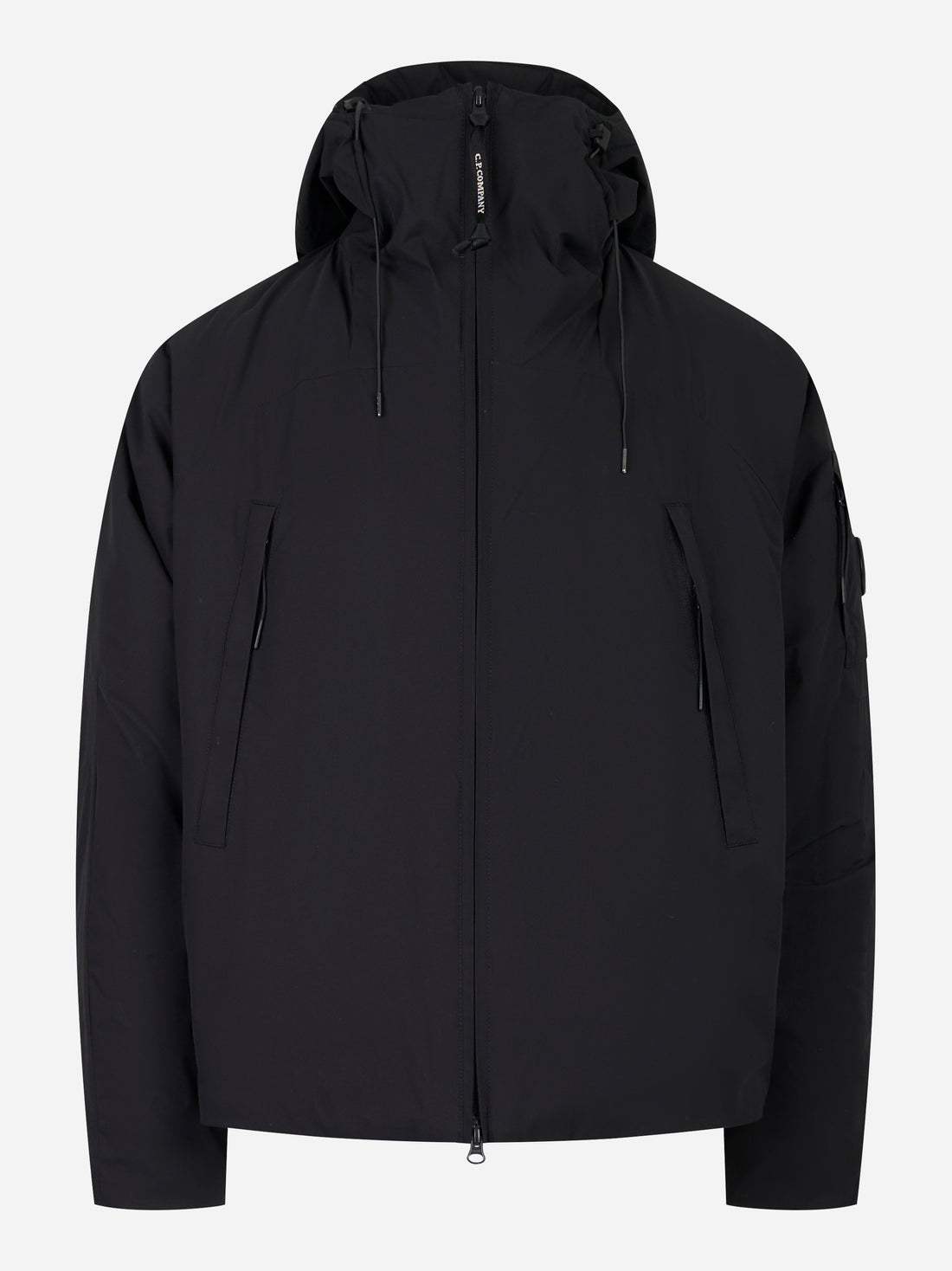 Giacca con cappuccio in Pro-Tek Nera