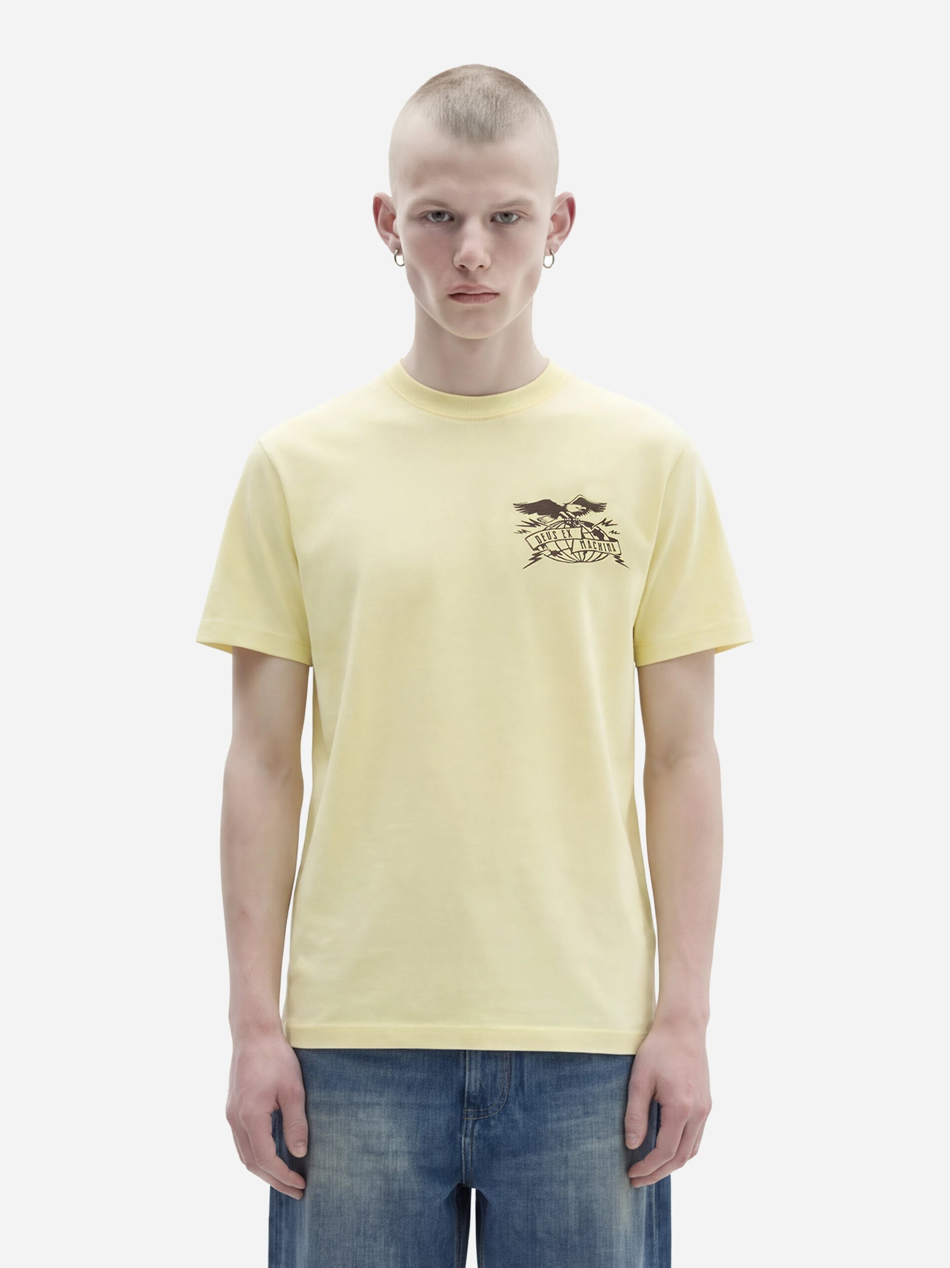 T-shirt Claw Some Whizz gialla