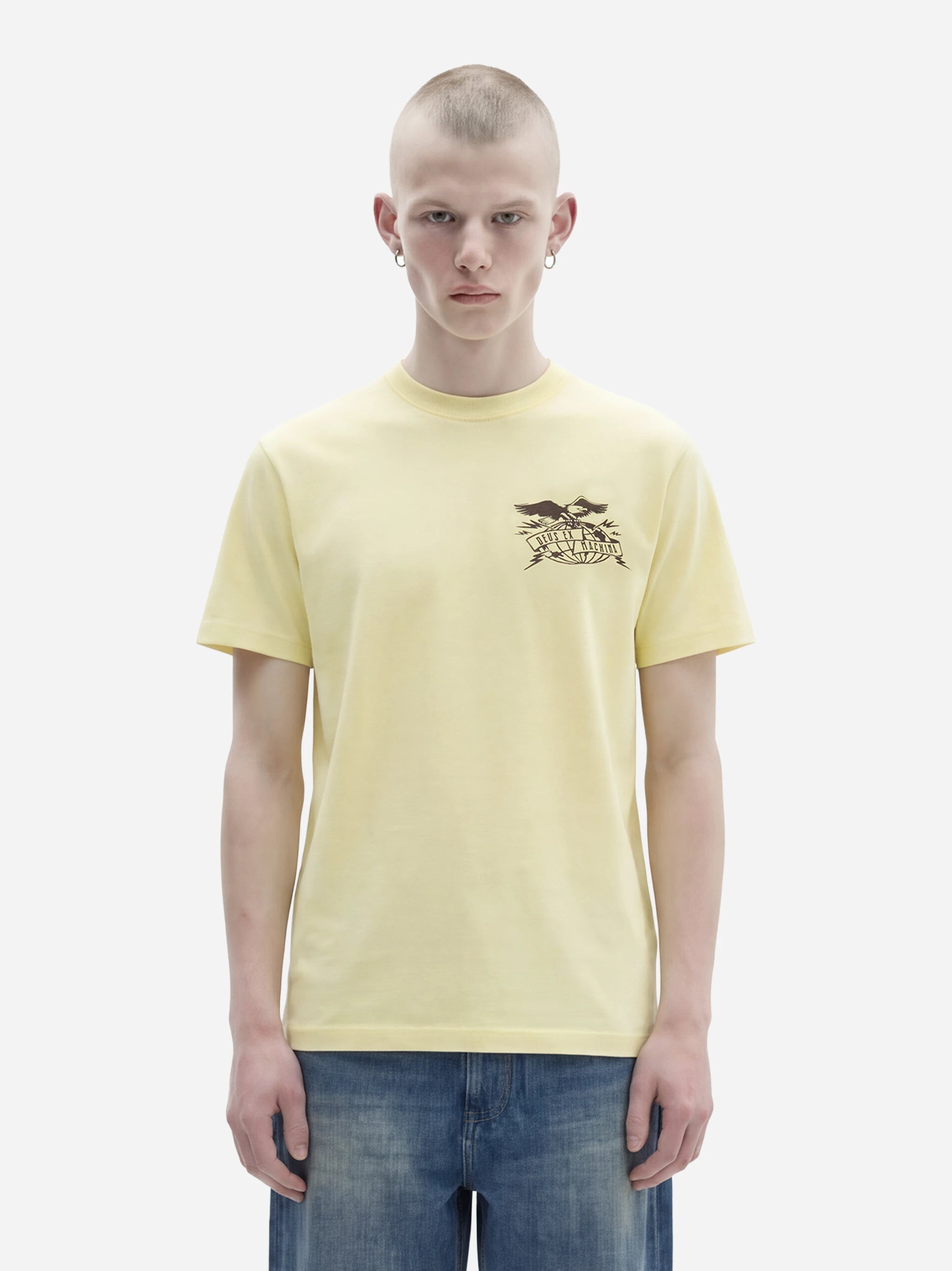 T-shirt Claw Some Whizz gialla