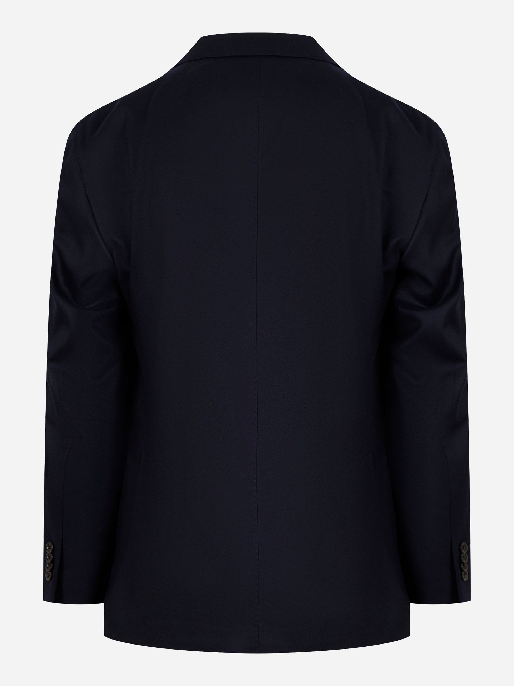 Blazer doppiopetto in lana e seta Blu