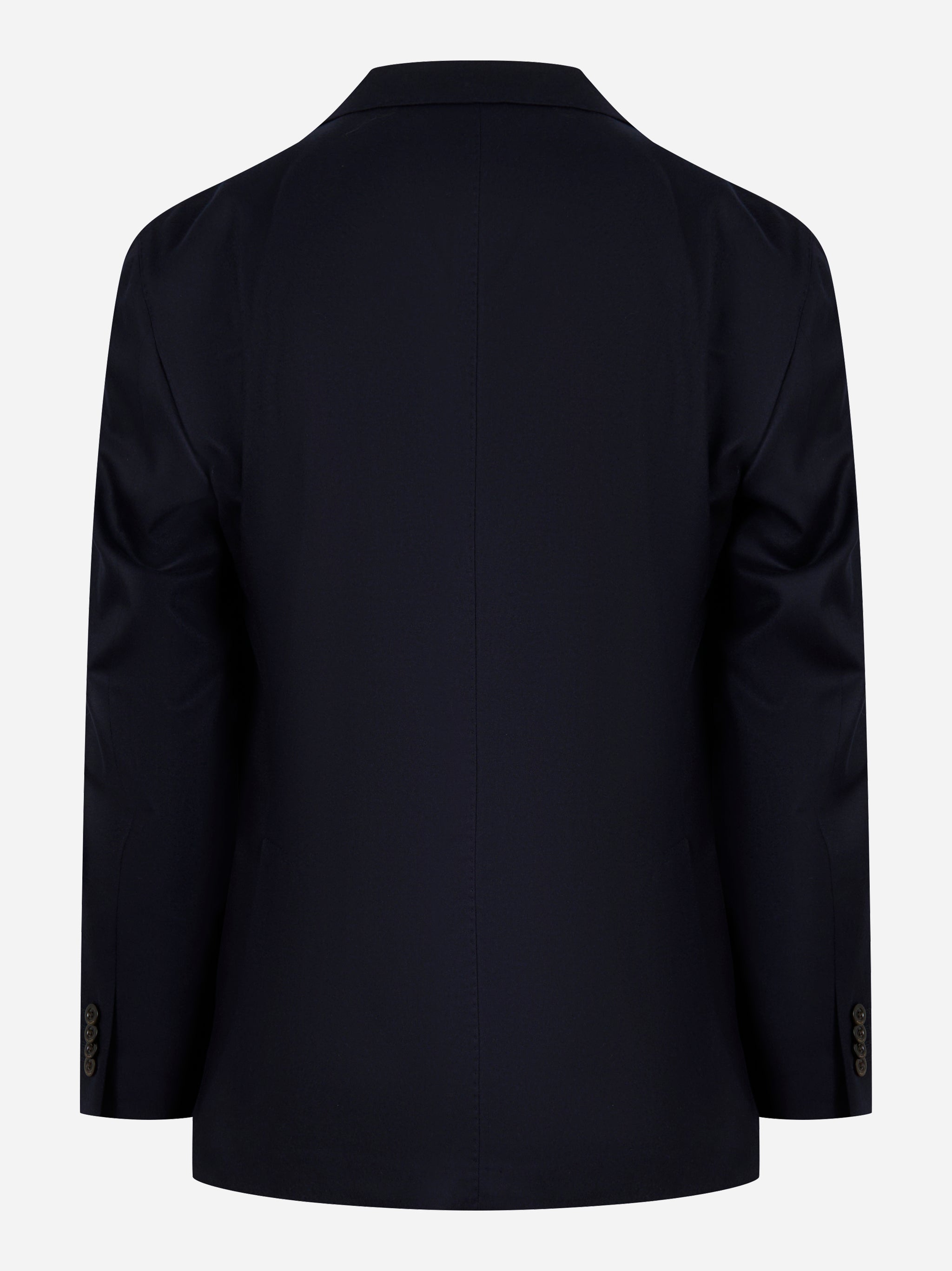 Blazer doppiopetto in lana e seta Blu