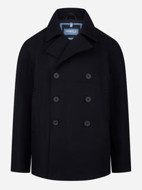 Peacoat sfoderato in lana cashmere Blu