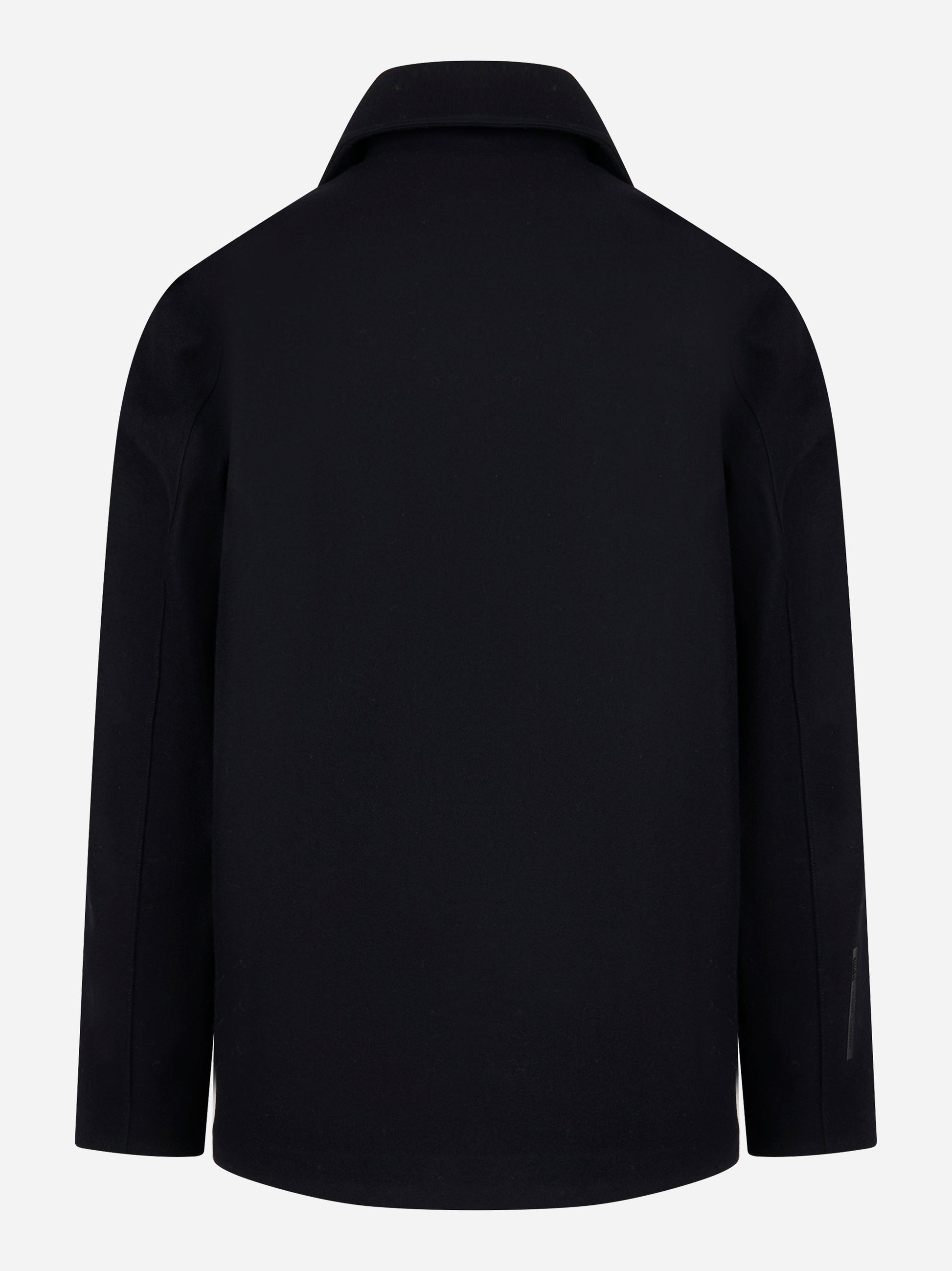 Peacoat sfoderato in lana cashmere Blu