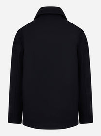 Peacoat sfoderato in lana cashmere Blu
