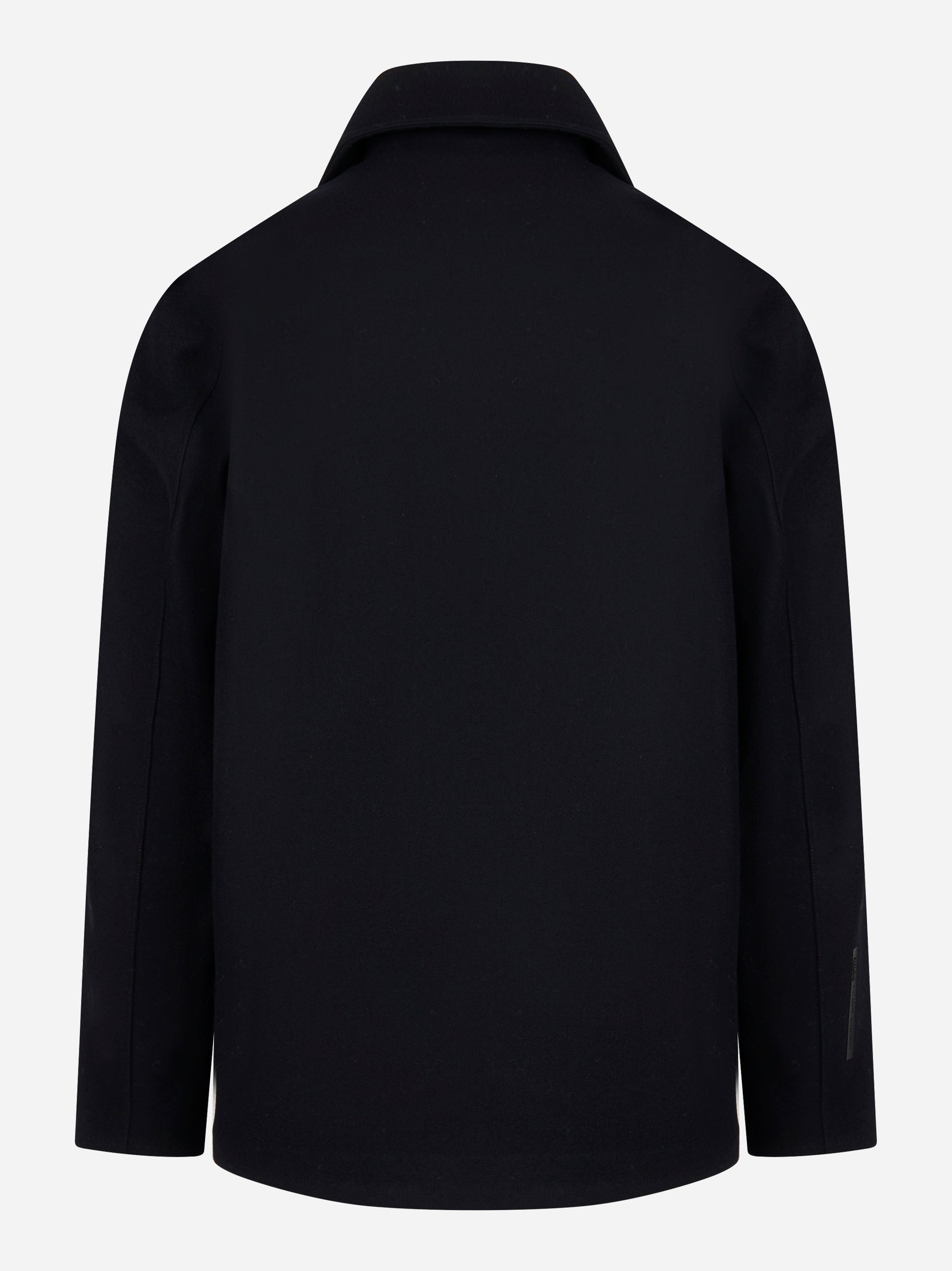 Peacoat sfoderato in lana cashmere Blu