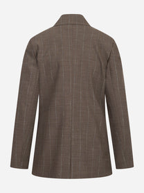 Blazer doppiopetto Garnacha con motivo gessato