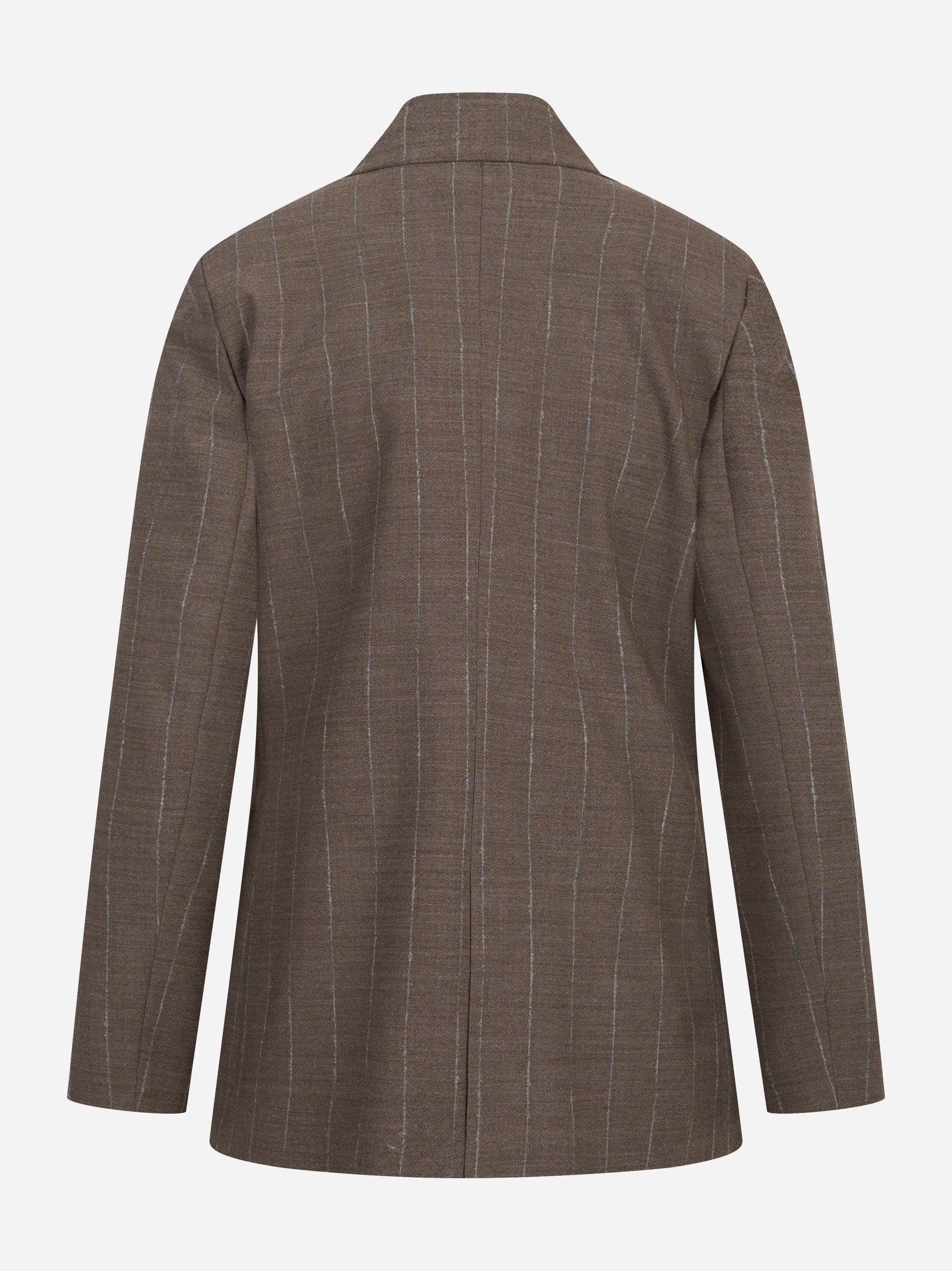 Blazer doppiopetto Garnacha con motivo gessato