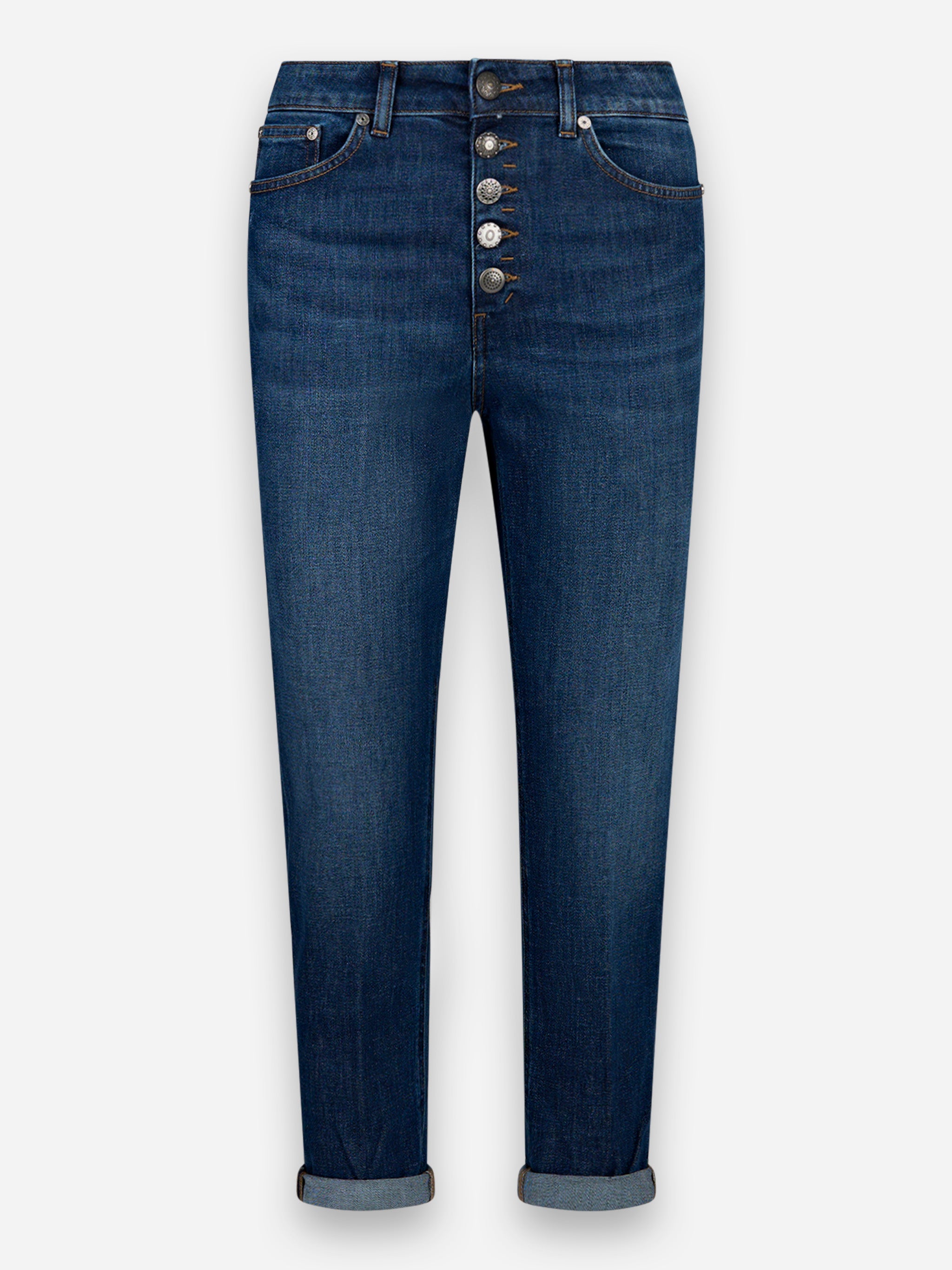 Jeans Koons loose in denim stretch Blu