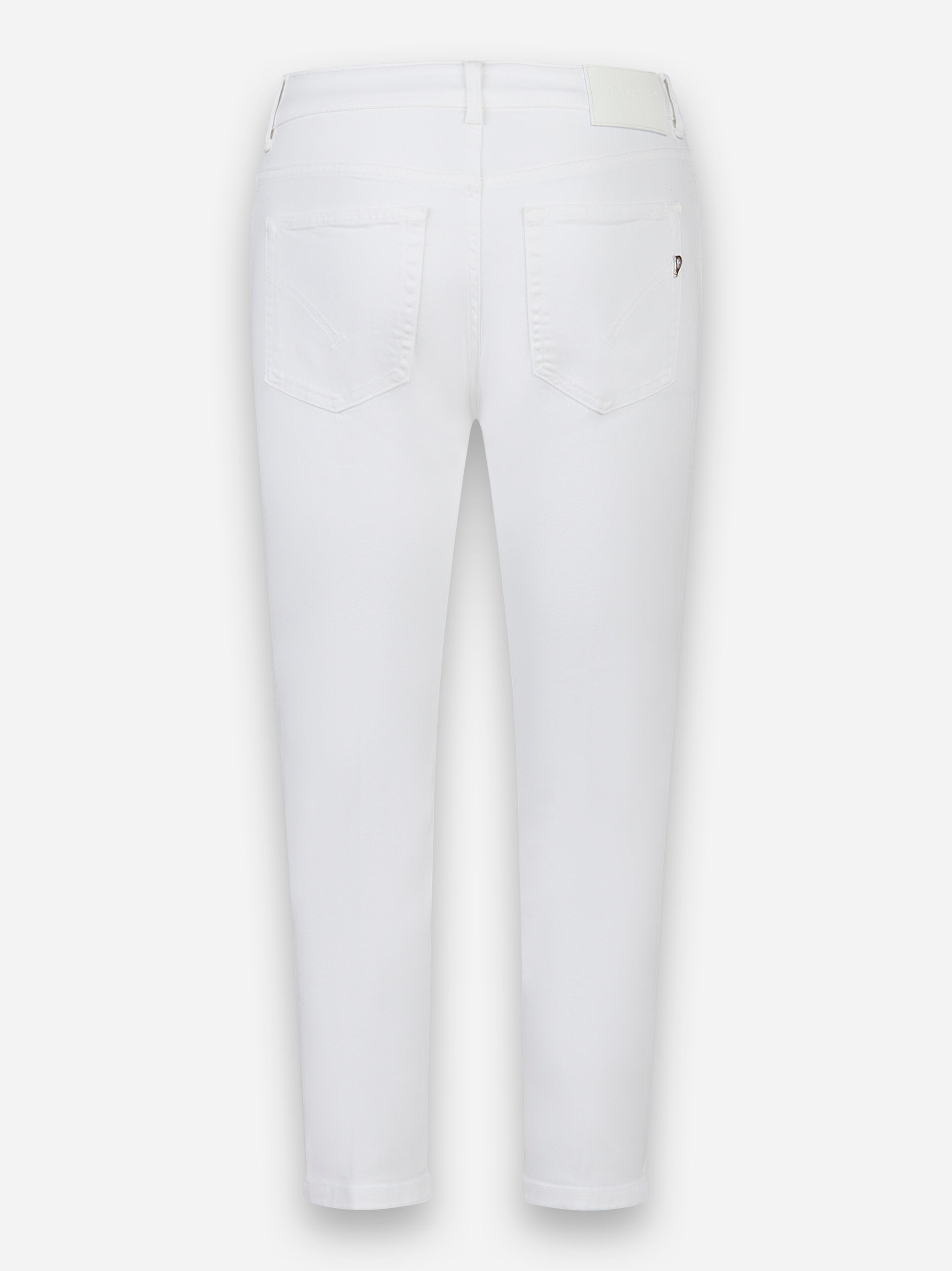 Jeans Rose skinny in denim stretch Bianco