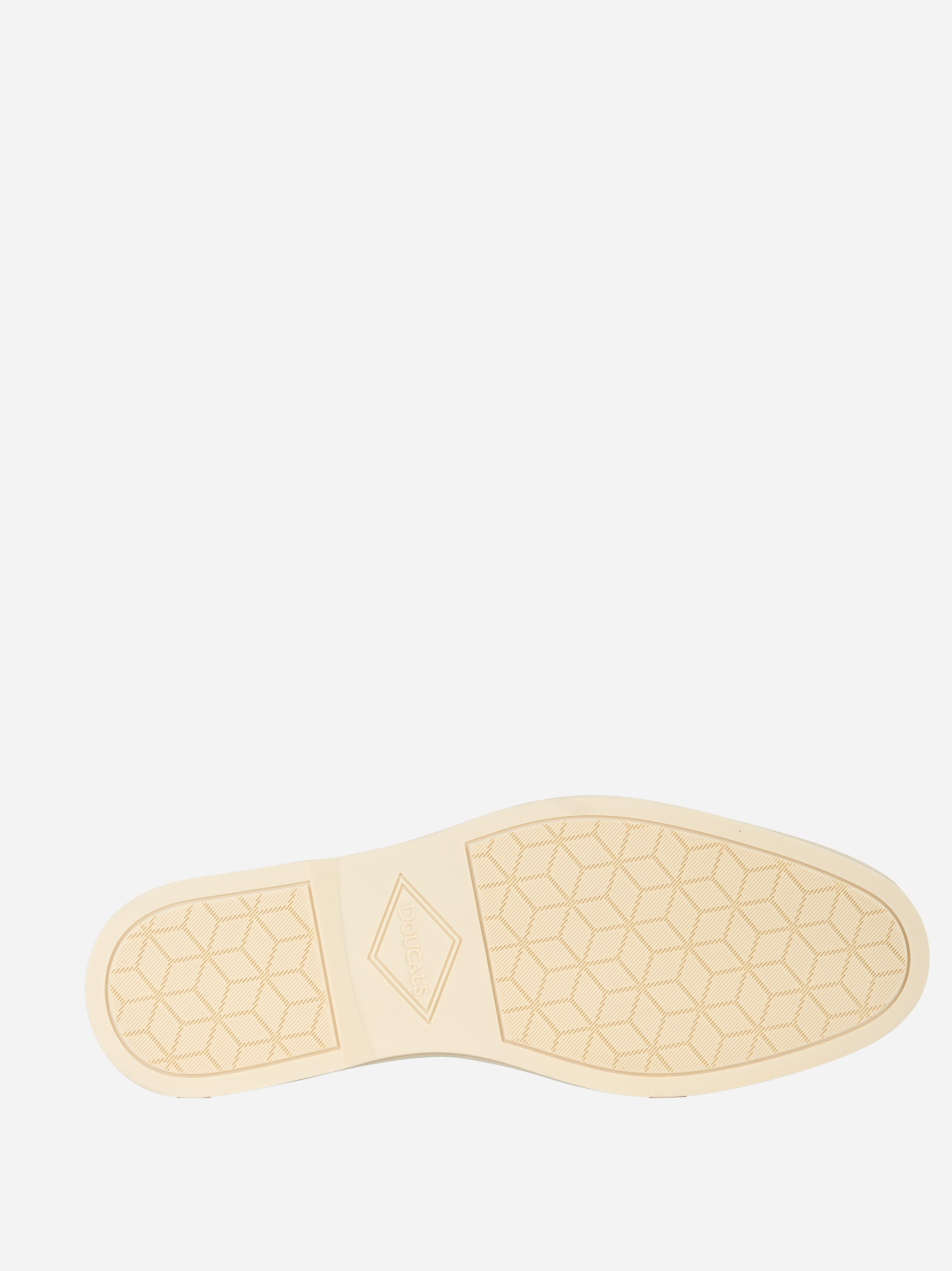 Mocassino in suede con fondo gomma Blu