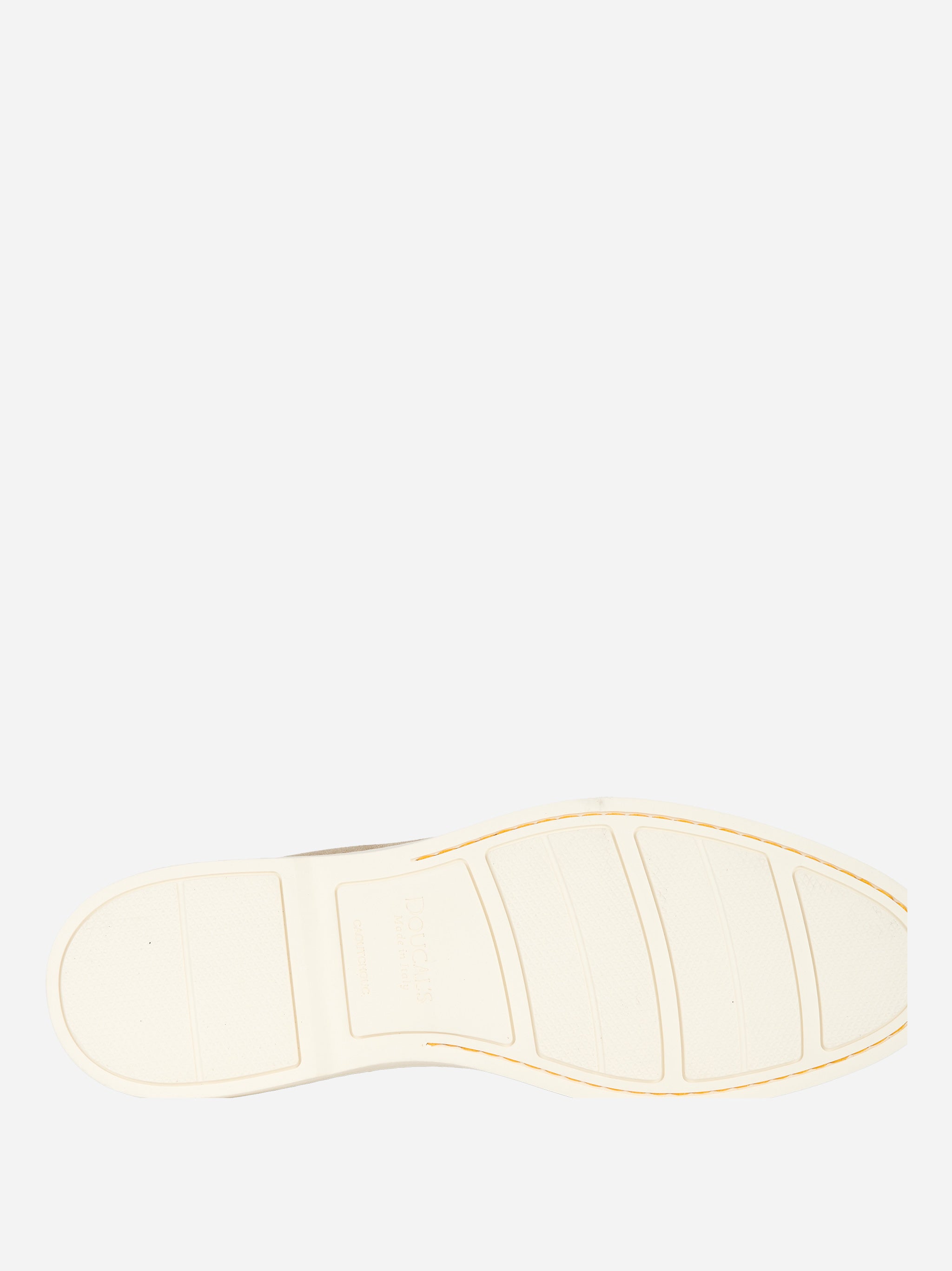 Mocassino in suede con fondo gomma Beige