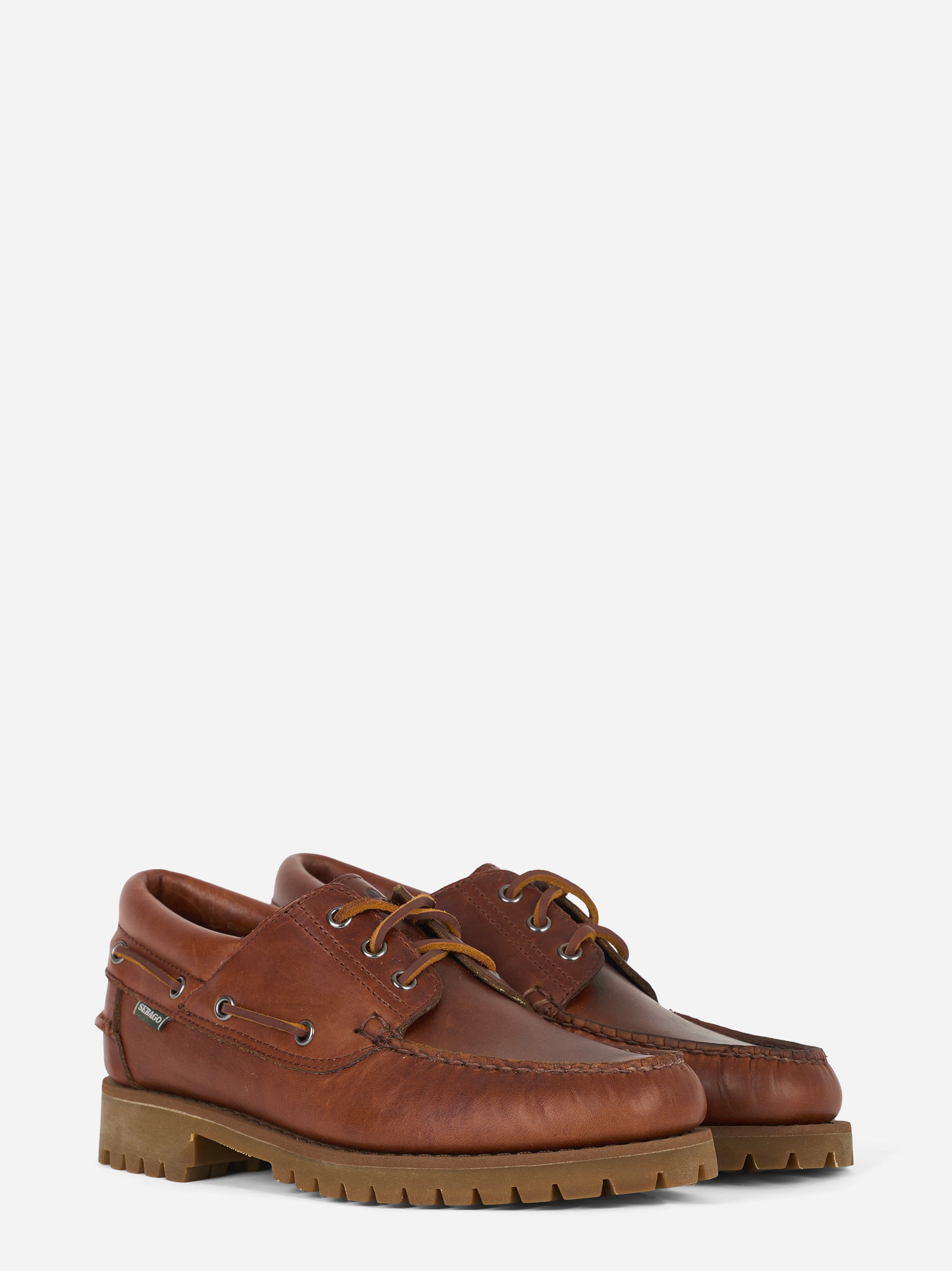 Stringata Acadia in pelle Marrone