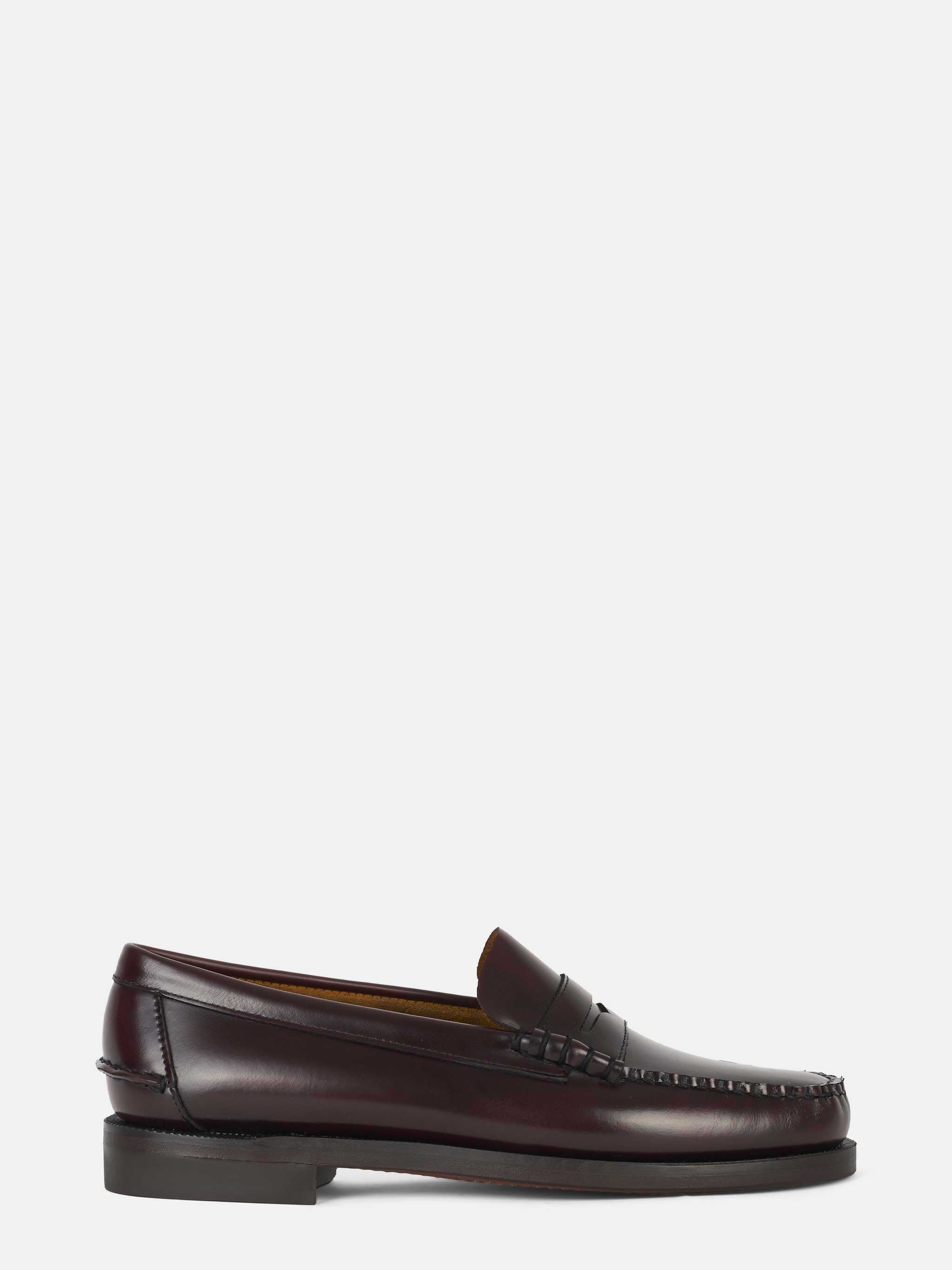 Mocassino Classic Dan in pelle Bordeaux