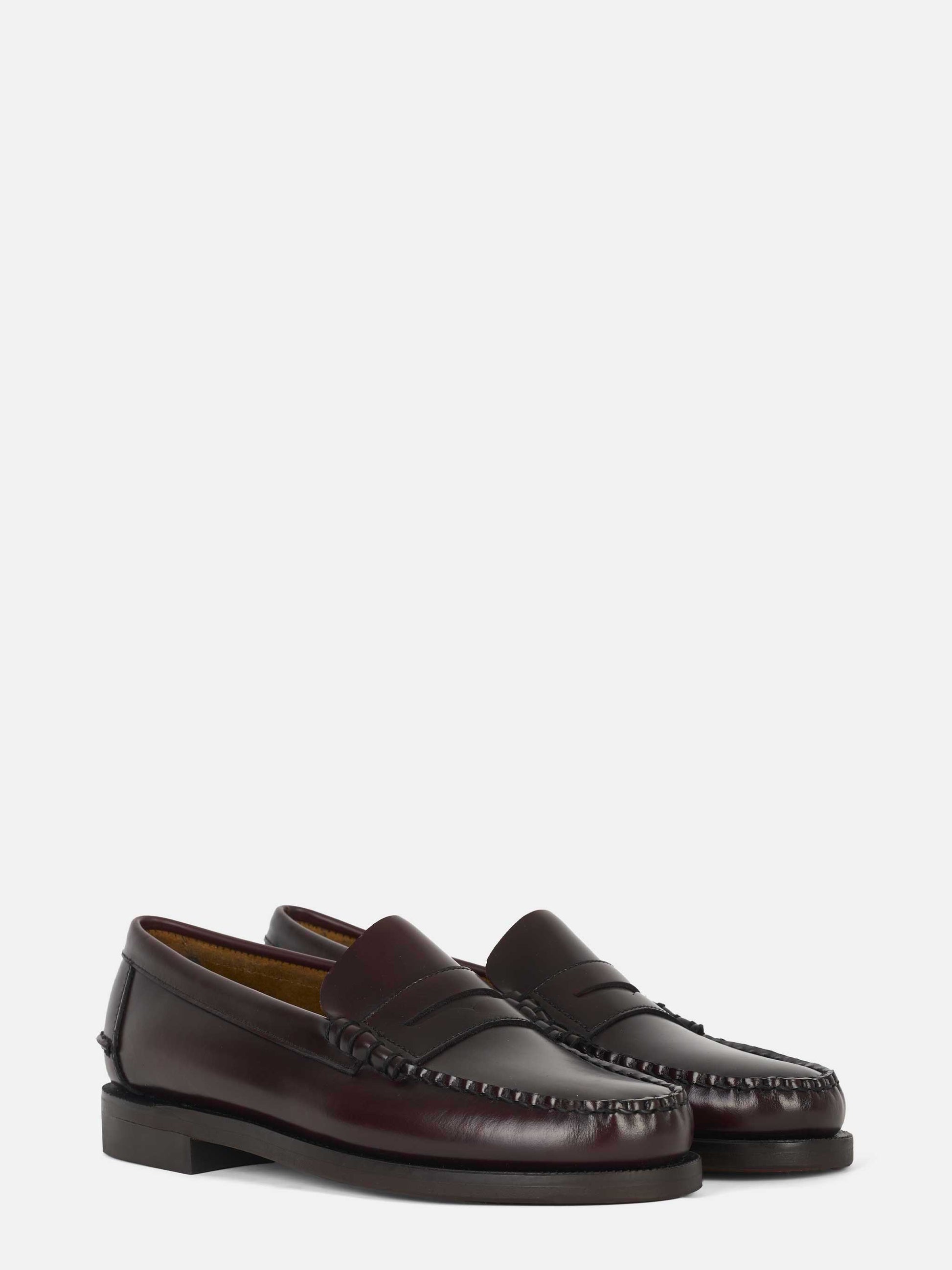 Mocassino Classic Dan in pelle Bordeaux