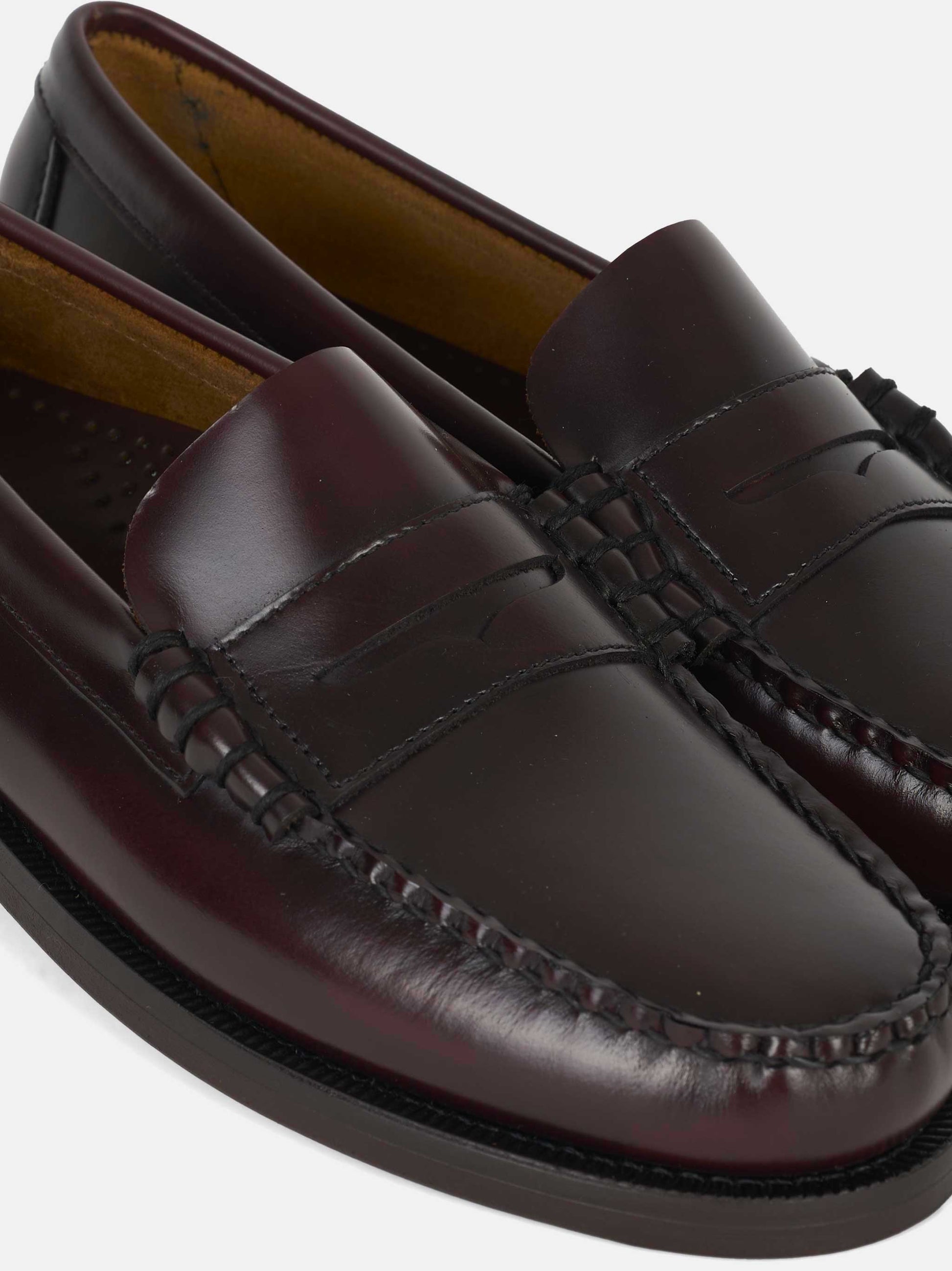 Mocassino Classic Dan in pelle Bordeaux