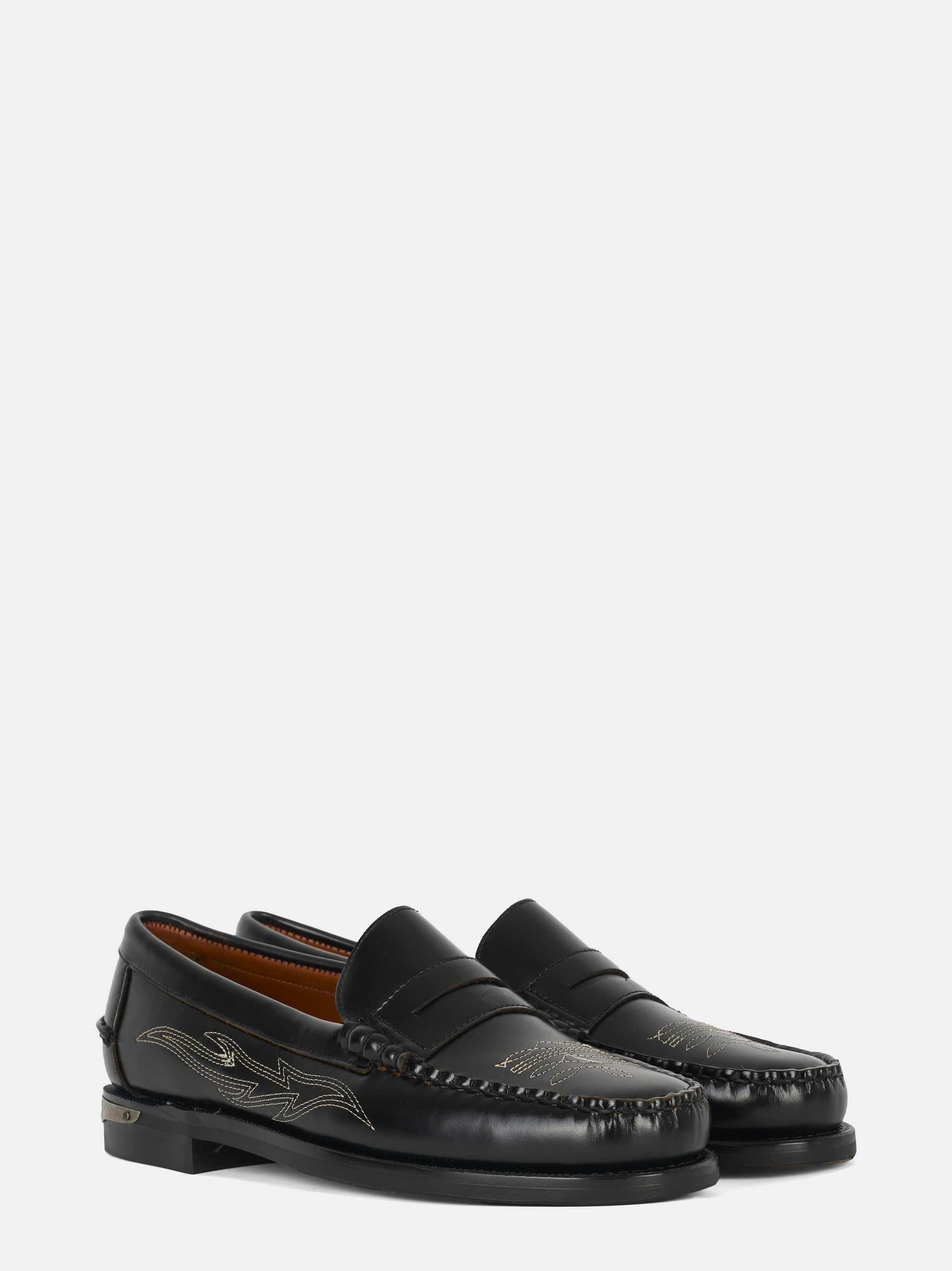 Mocassino Dan El Paso in pelle Nero