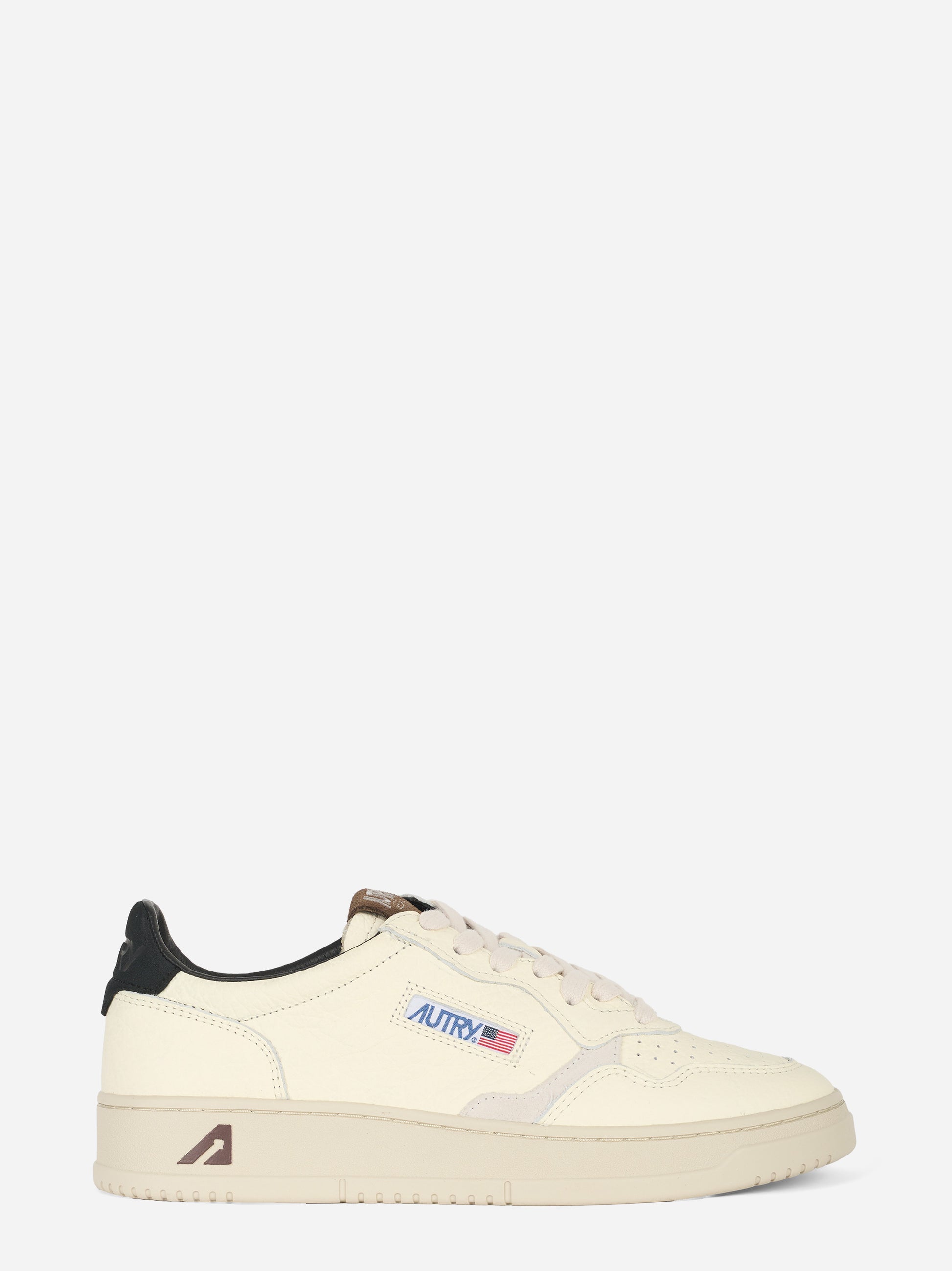 Sneakers Medalist Low in pelle con talloncino a contrasto nero