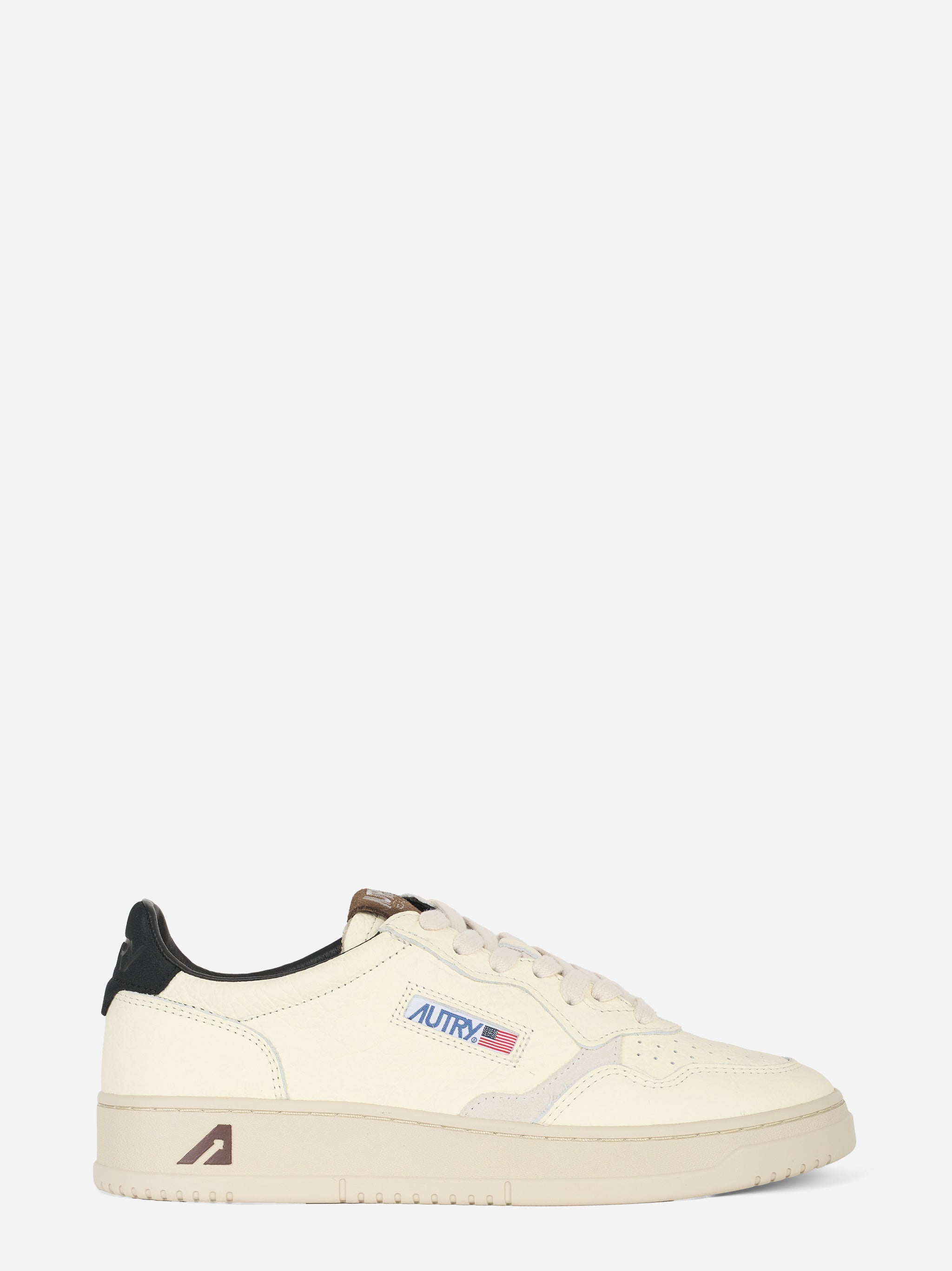 Sneakers Medalist Low in pelle con talloncino a contrasto nero