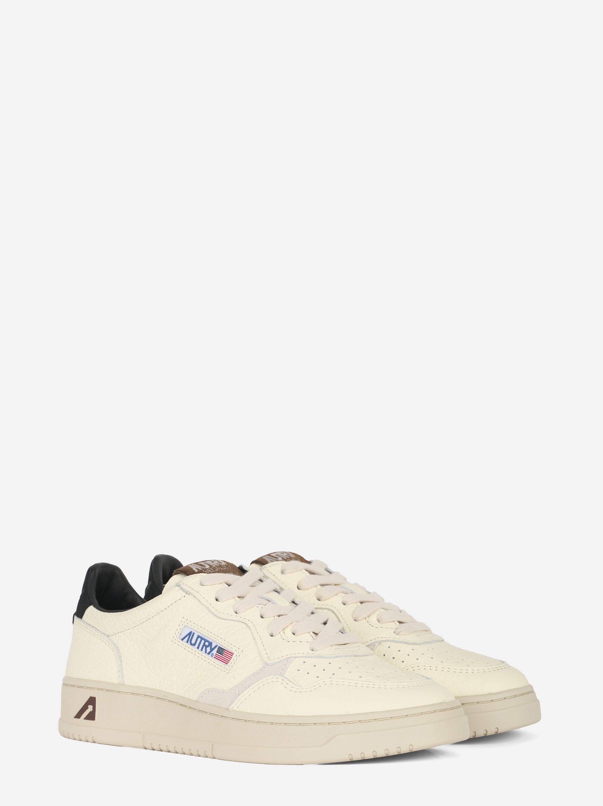 Sneakers Medalist Low in pelle con talloncino a contrasto nero