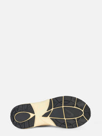 sneakers hyperway in mesh e suede bianco e Argento